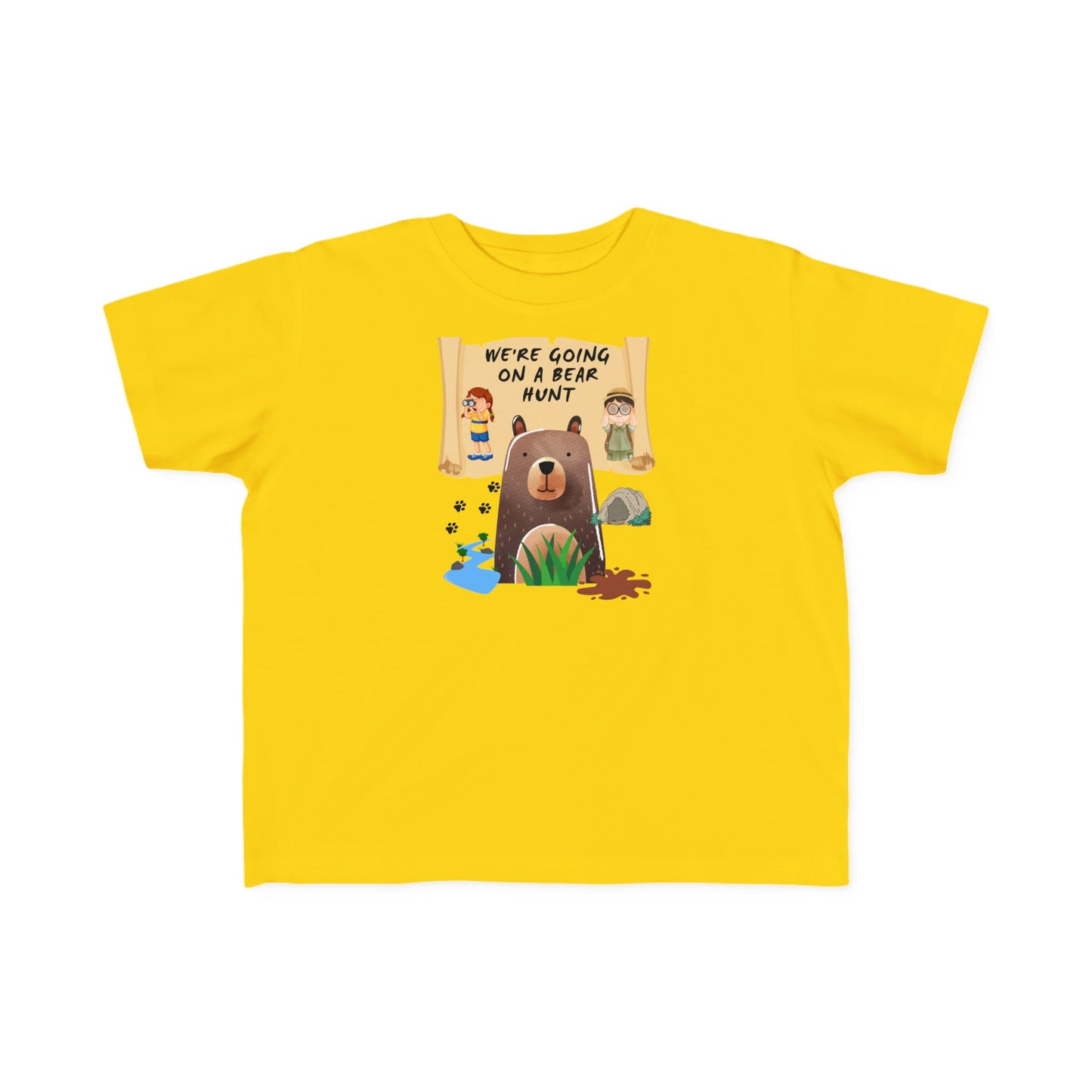 Toddler Bear Hunt Tee - Cute Exploration Shirt for Kids, Storytime and Outdoor Adventures