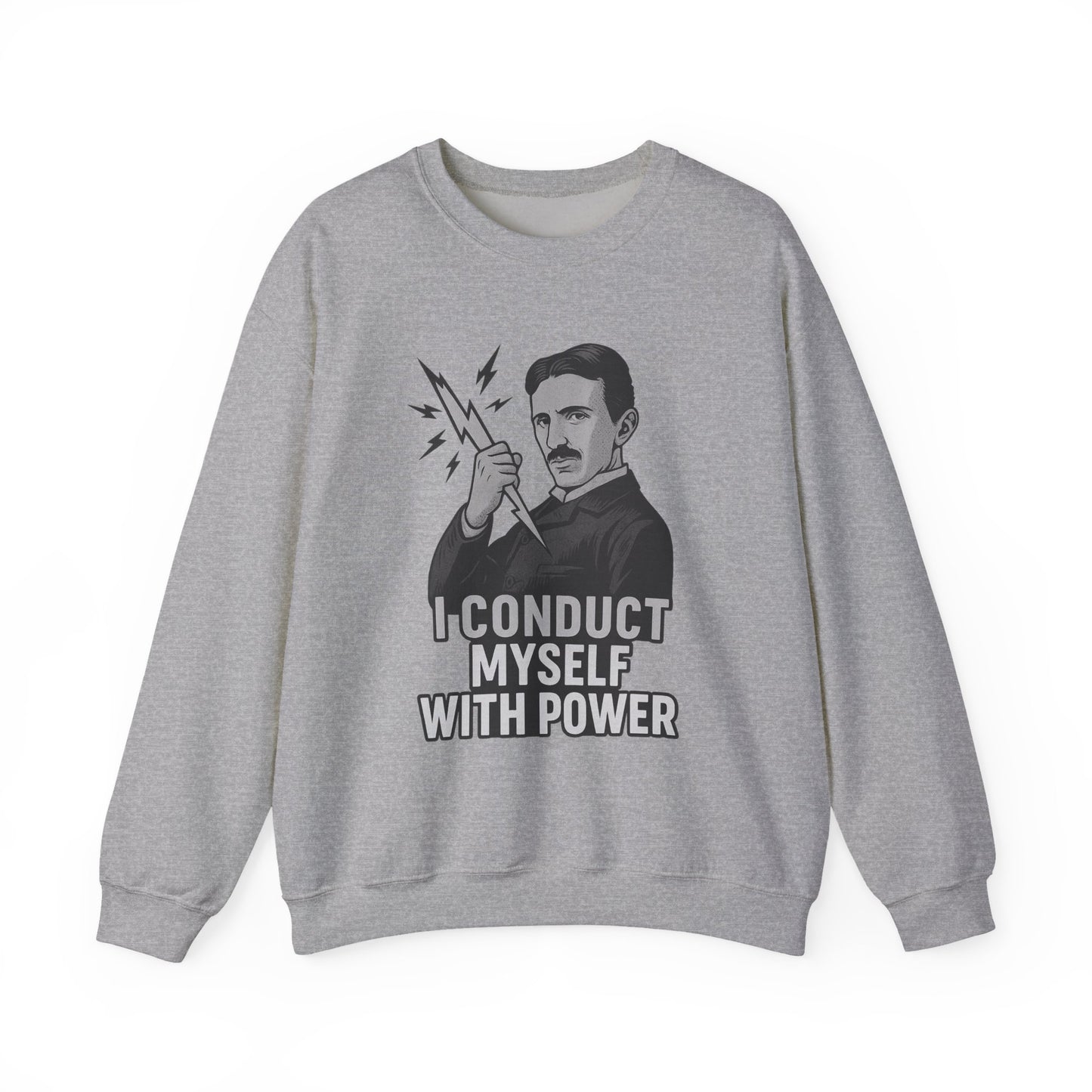 Nikola Tesla Sweatshirt, Science Inspiration Gift, Unisex Sweatshirt, Funny Science Tee, Nerdy Gift for Him/Her