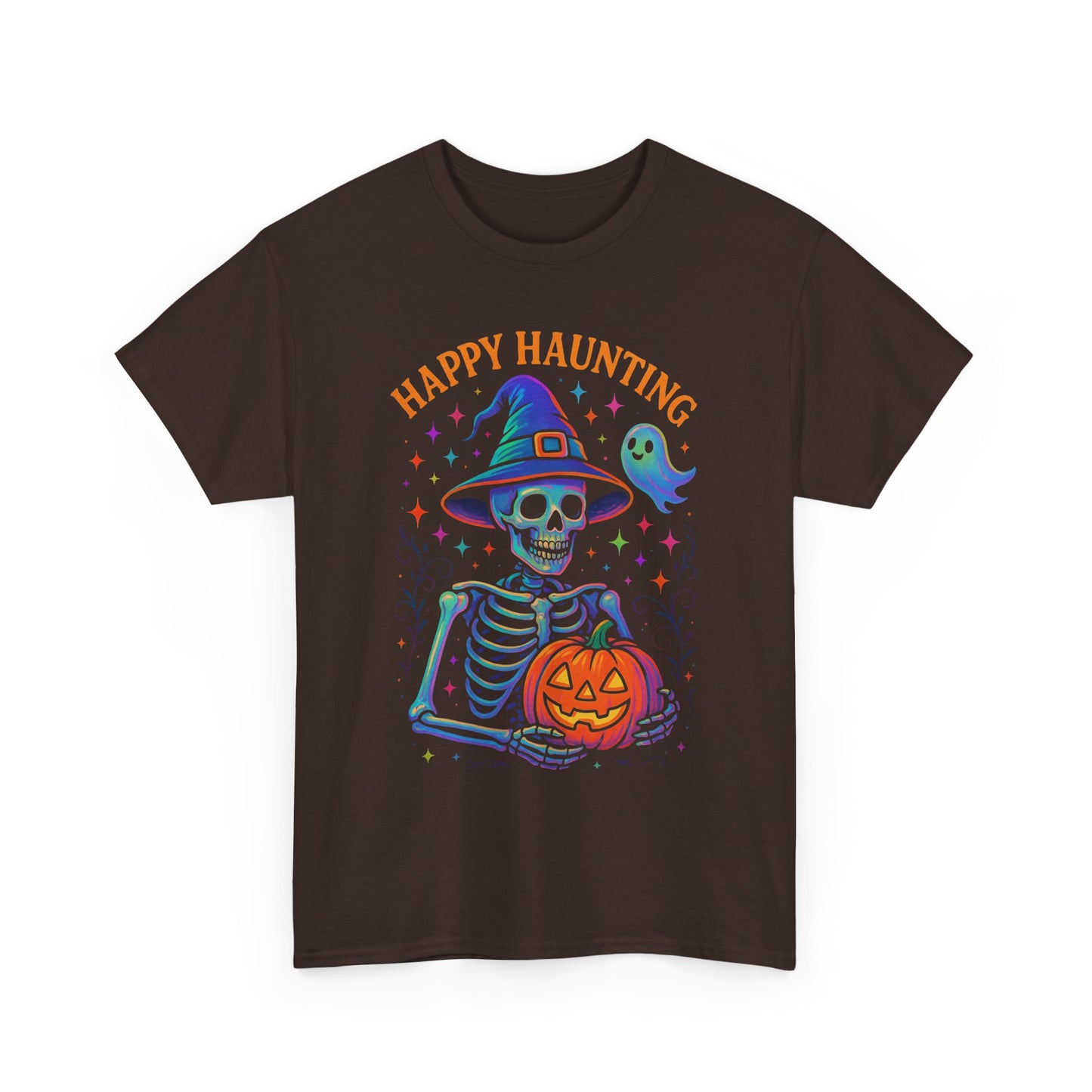 Spooky Halloween Tee, Ghostly Skeleton Shirt, Halloween Costume Top, Unisex Graphic Tee, Fun Fall Apparel