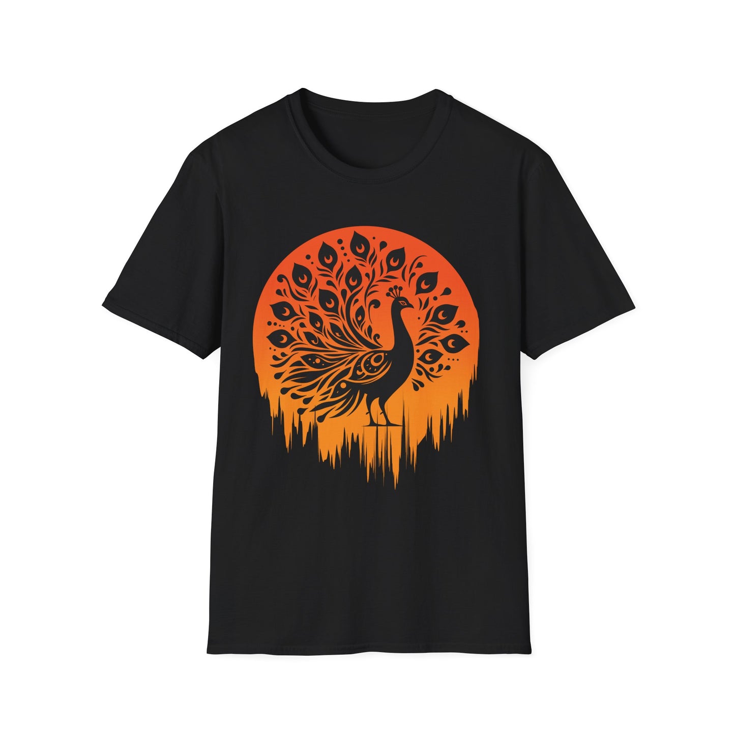 Bohemian Peacock T-Shirt, Gift for Her, Festival Nature Lovers