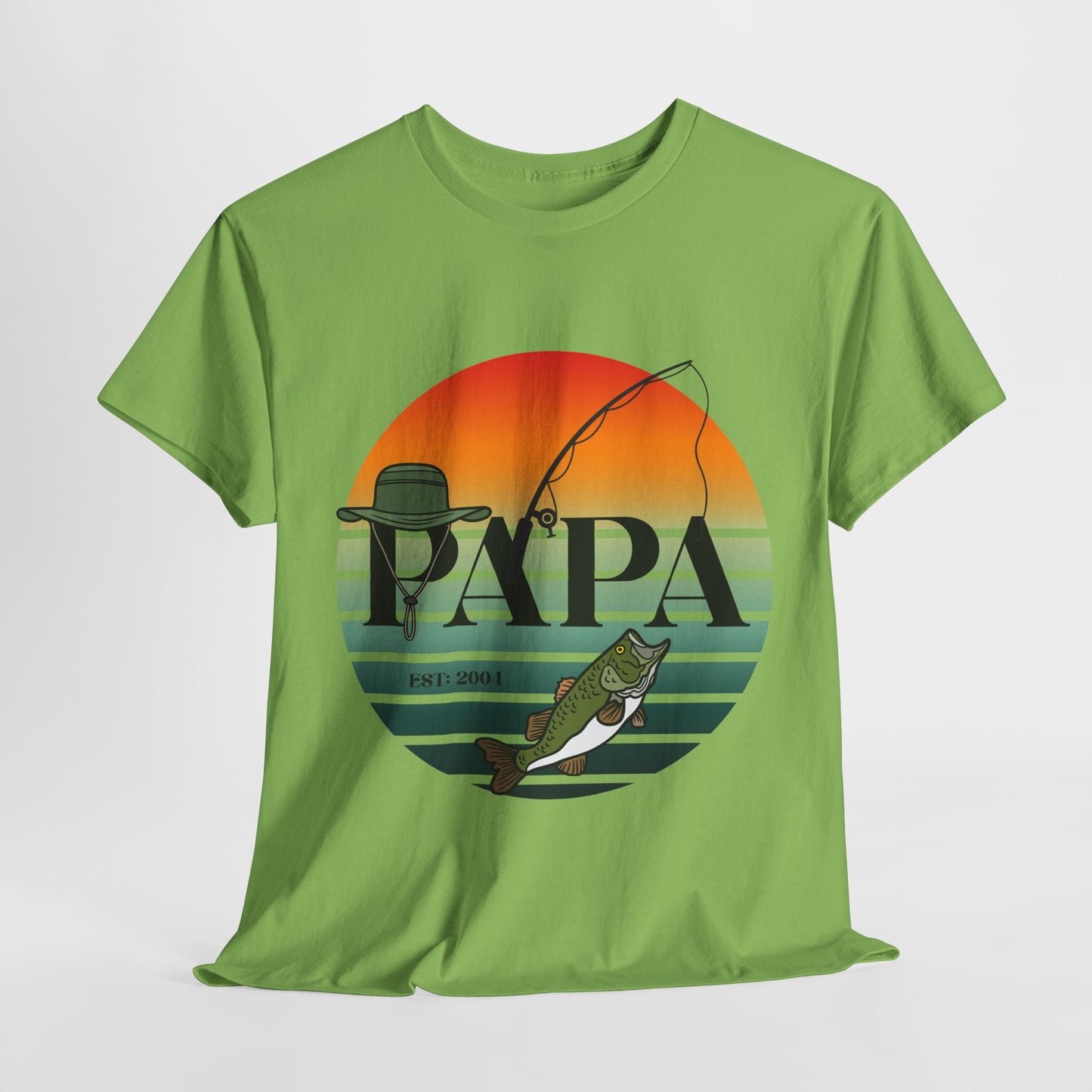 Papa’s Fishing Tee – Reel Cool Grandpa Style, Papa Fishing Gift, Dad's Day Gift, Outdoor Adventure Tee