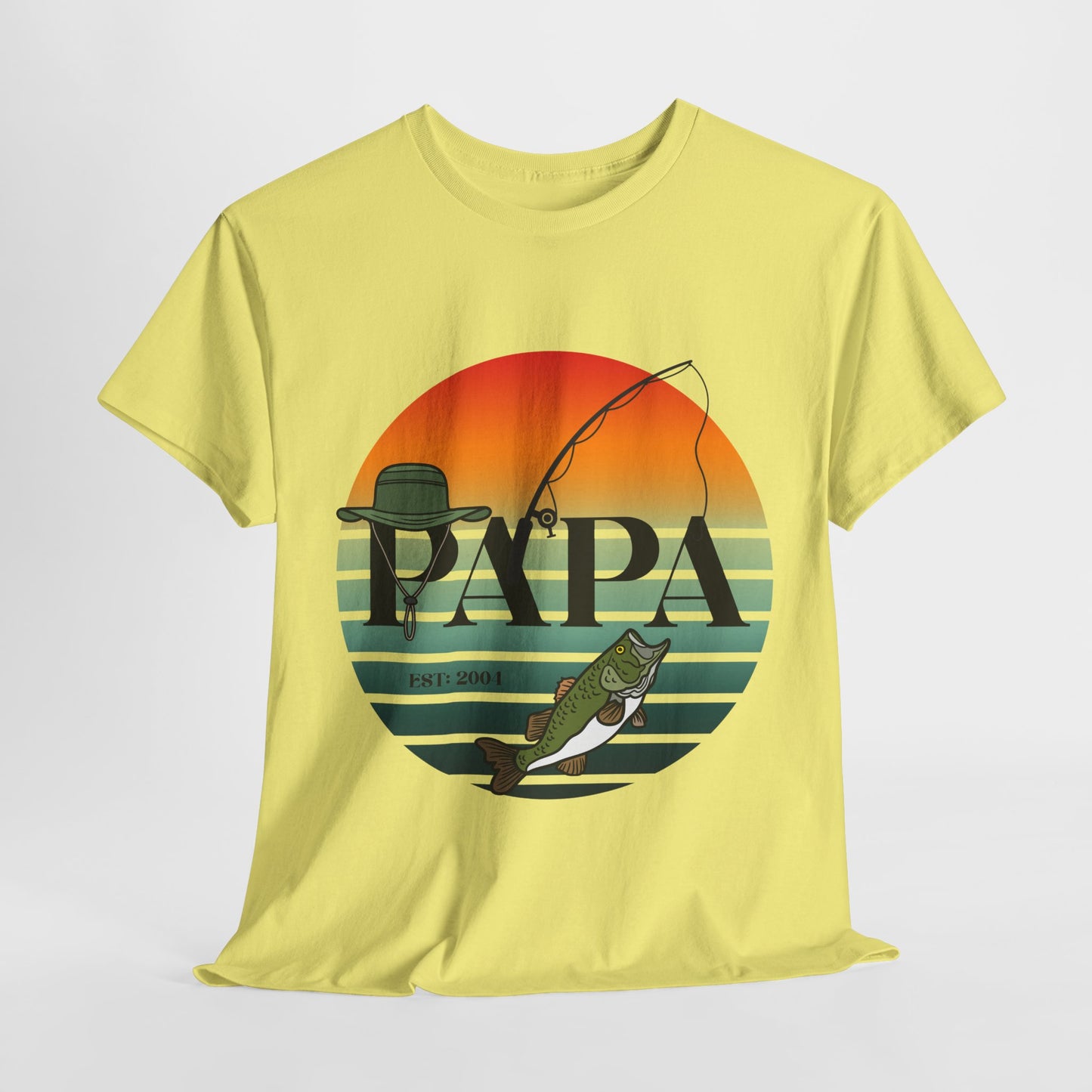 Papa’s Fishing Tee – Reel Cool Grandpa Style, Papa Fishing Gift, Dad's Day Gift, Outdoor Adventure Tee