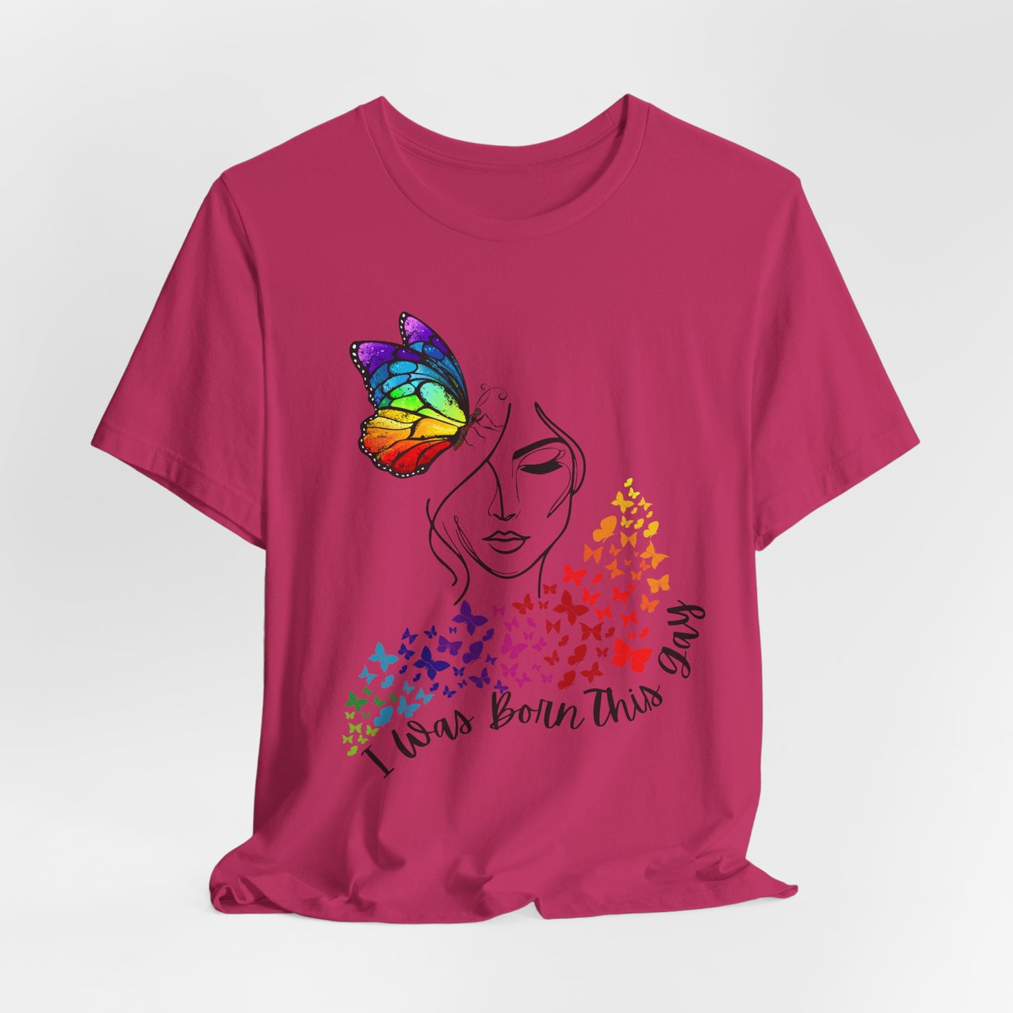 Butterfly Graphic Tee, LGBTQ T-Shirt, Equality Apparel, Colorful Butterfly Shirt, Casual Summer Wear