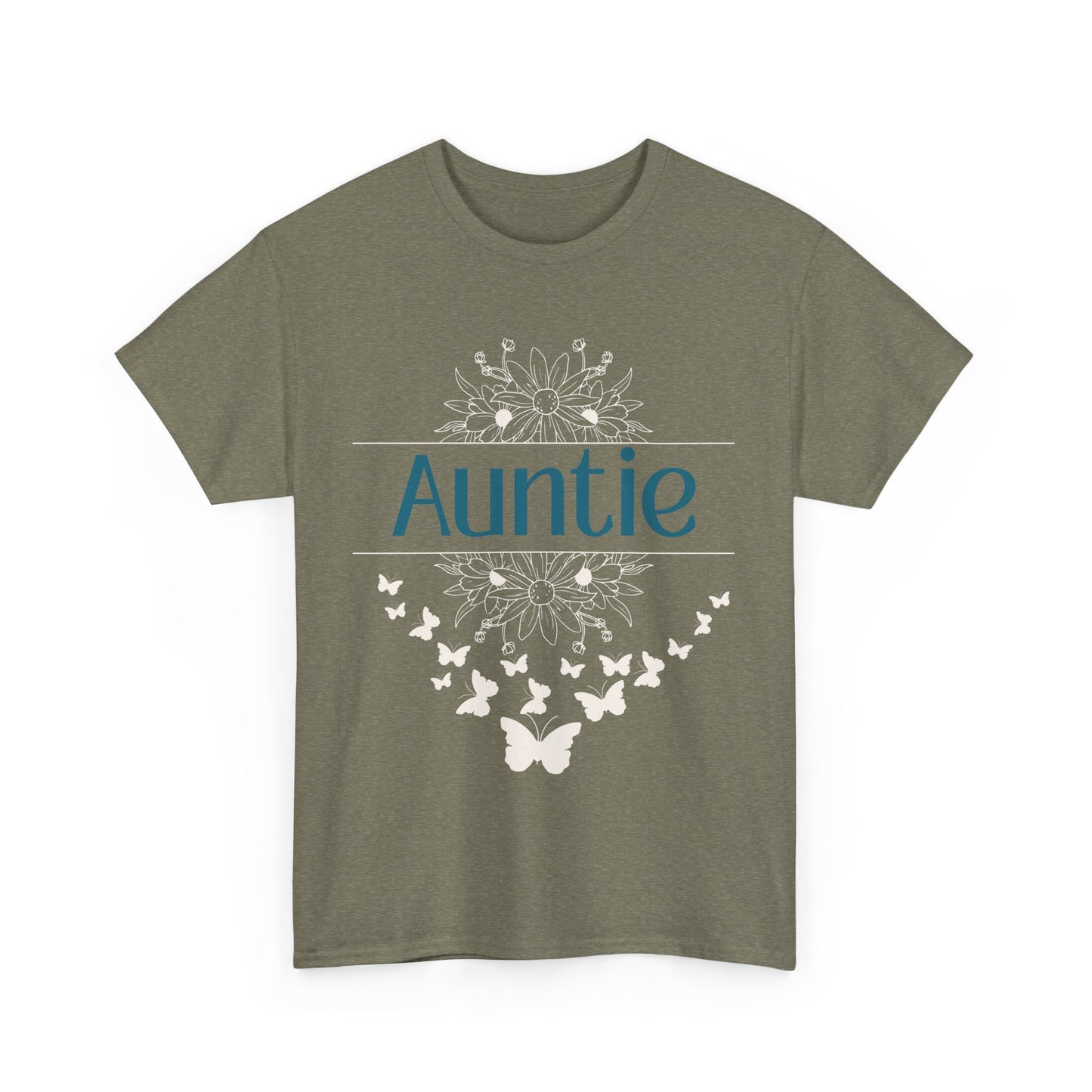 Auntie Floral Unisex T-Shirt, Gift for new Aunt