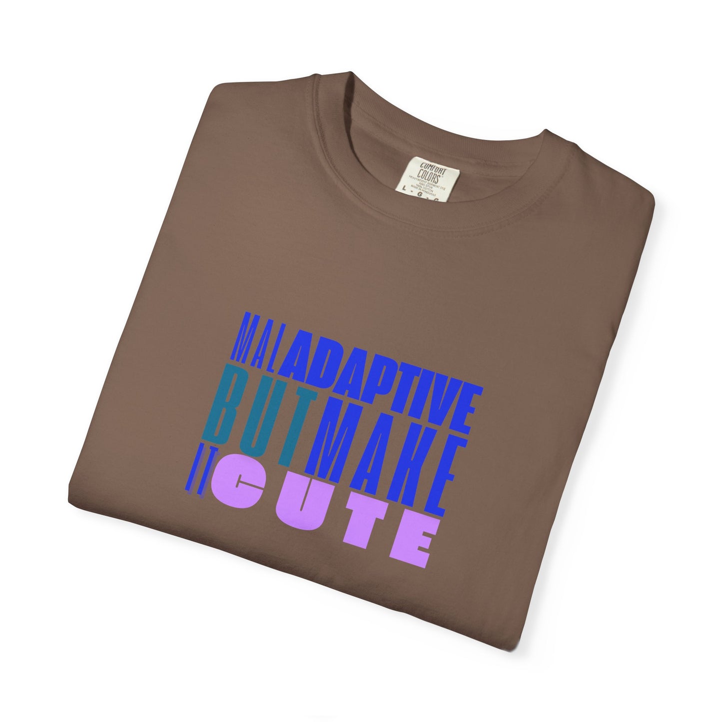 Adaptive But Make Cute, Comfort Colors RBT BCBA T-Shirt, ABA Trendy Tee, Casual Wear, Gift for Therapist