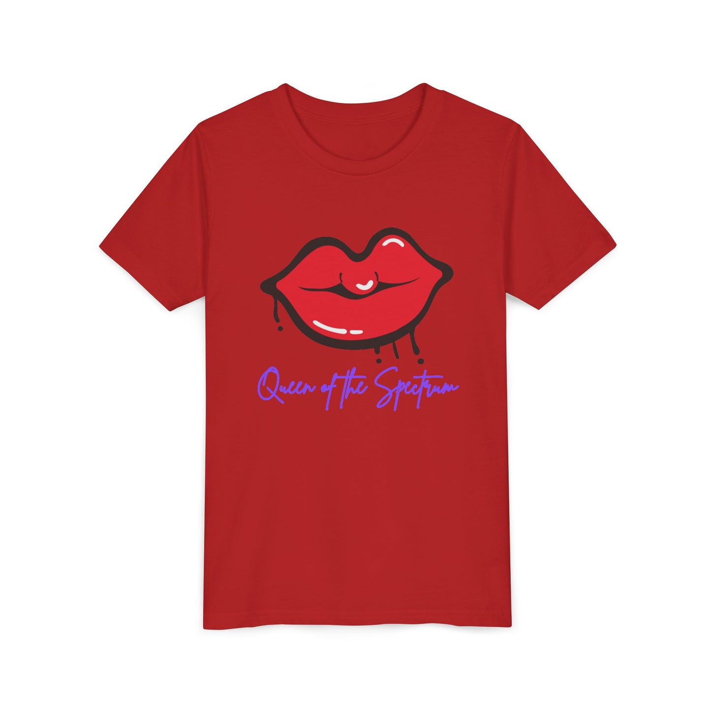 Autism Pride Youth T-Shirt: Queen of the Spectrum Tee for Girls on ASD
