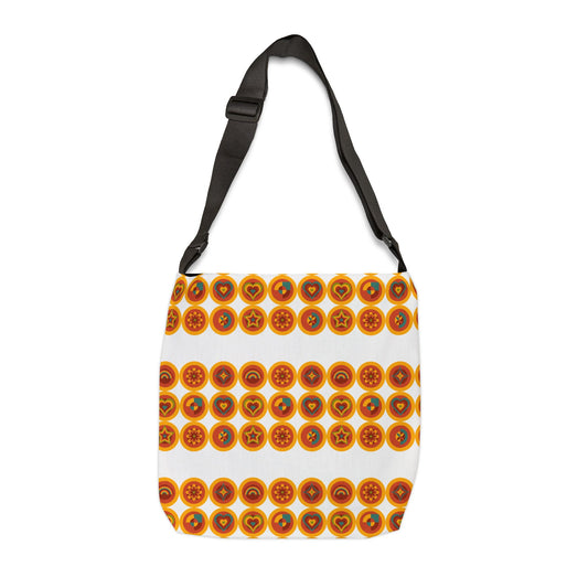 Colorful Adjustable Tote Bag, Boho Style Bag, Eco-Friendly Shopping Tote, Festival Fashion Accessory, Unique Gift for Her