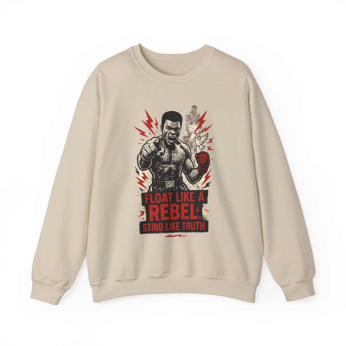 Muhammad Ali Sweatshirt, Motivational Boxing Gift, Statement Sweatshirt, Athleisure Clothing, Inspiration Wear