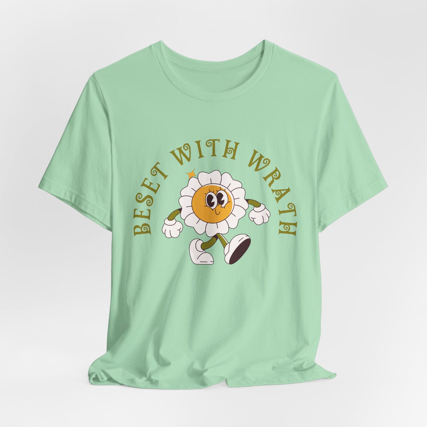 Funny Ironic Anger Management Character Graphic T-Shirt