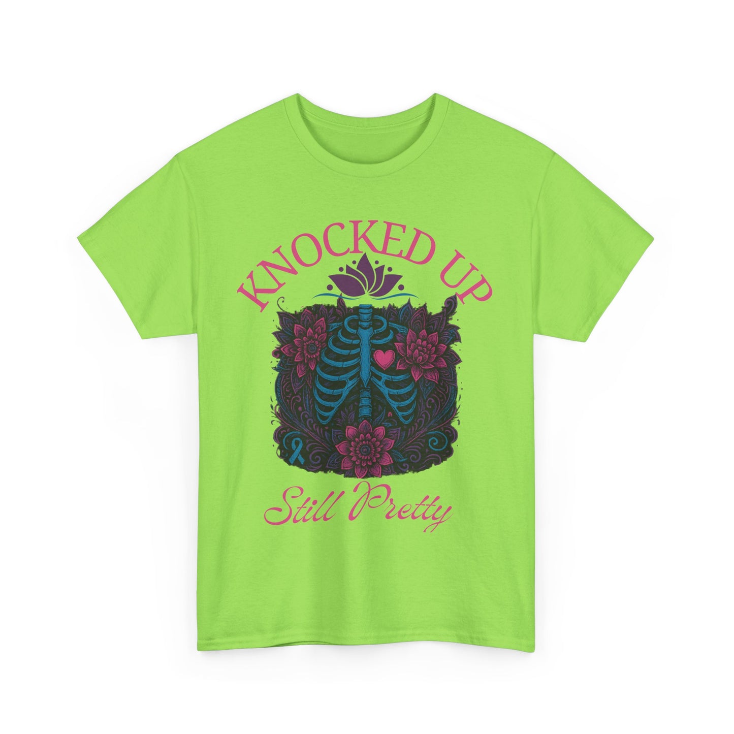 Knocked Up Still Pretty T-Shirt, Gift for Expecting Moms, Funny Pregnancy Shirt, Maternity Wear, Baby Shower Gift