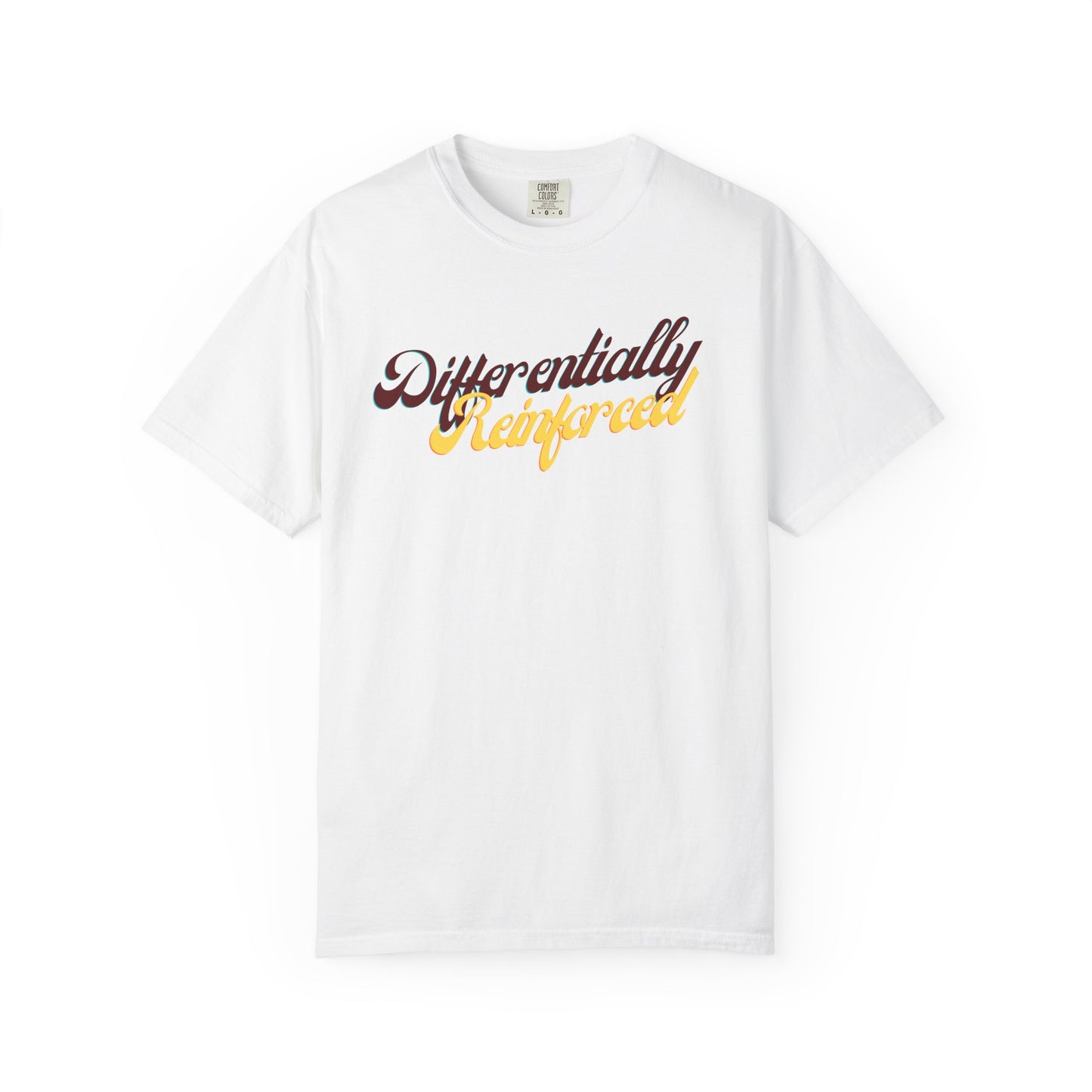 Differentially Reinforced RBT BCBA Comfort Colors T-Shirt, Casual Style, Gift for ABA Therapist, Relaxed Fit