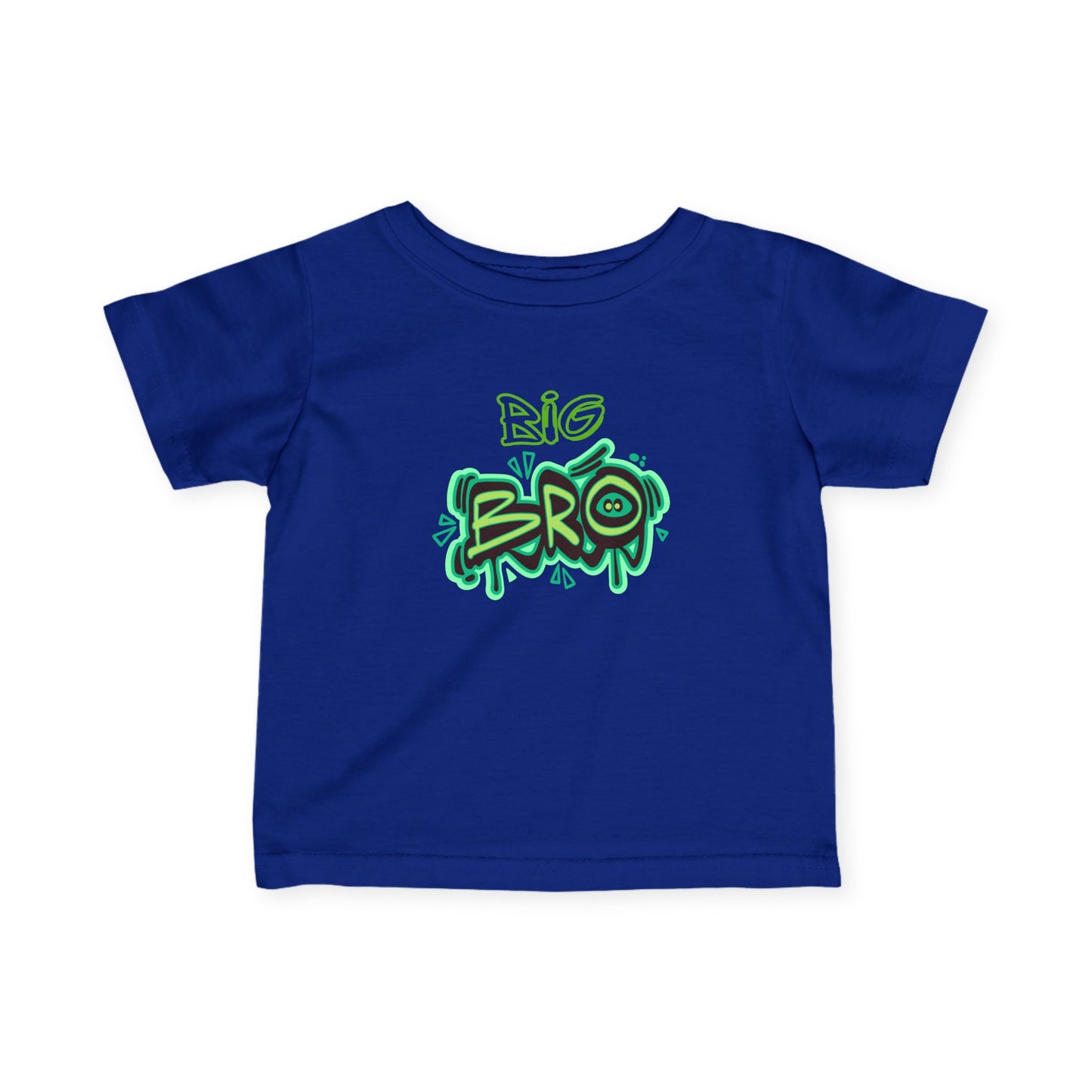 Toddler Tee Big Bro Graffiti Style Infant Fine Jersey Shirt for New big brother