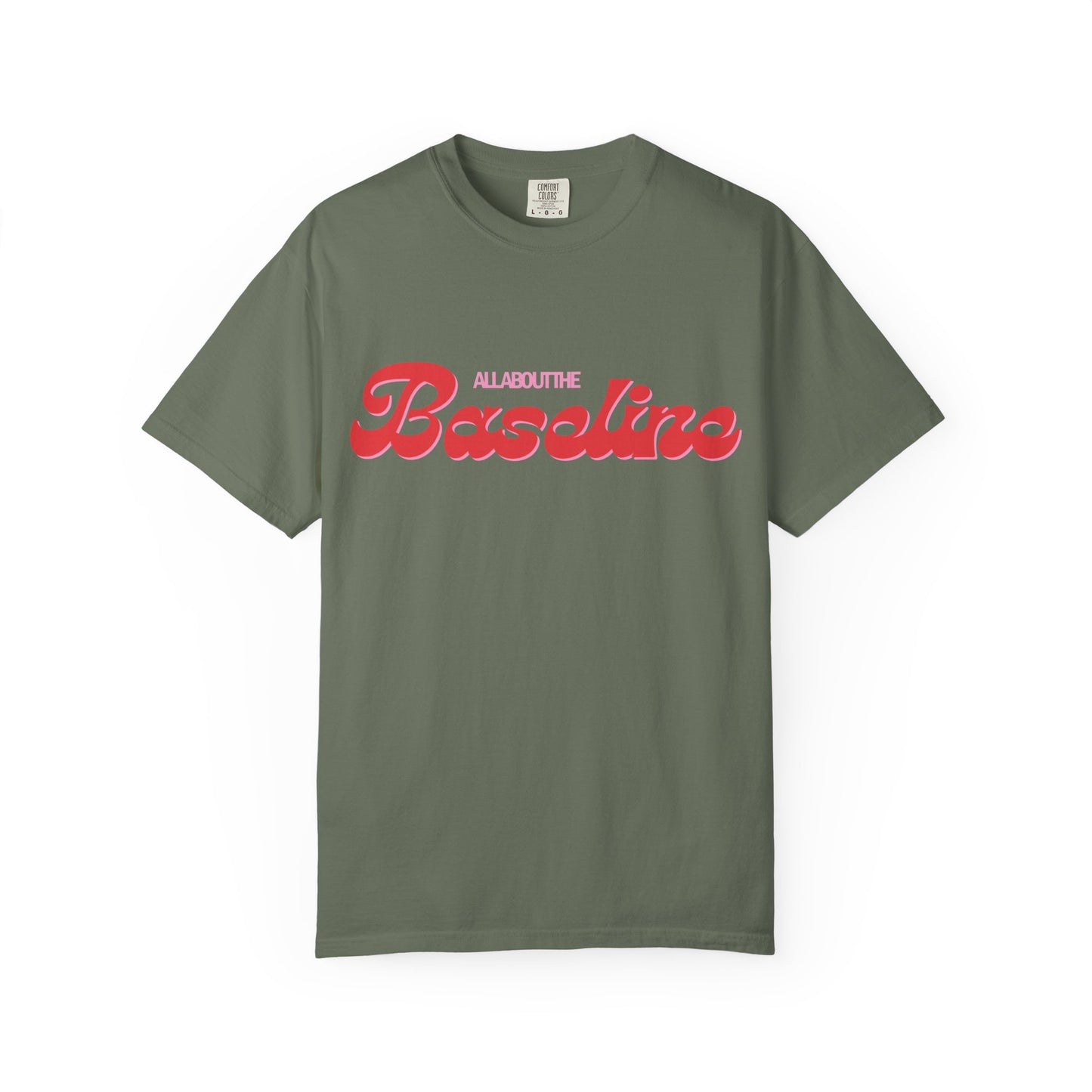 RBT BCBA Comfort Colors T-Shirt with 'All About the Baseline' Design - Casual Wear, Gift for ABA Therapist