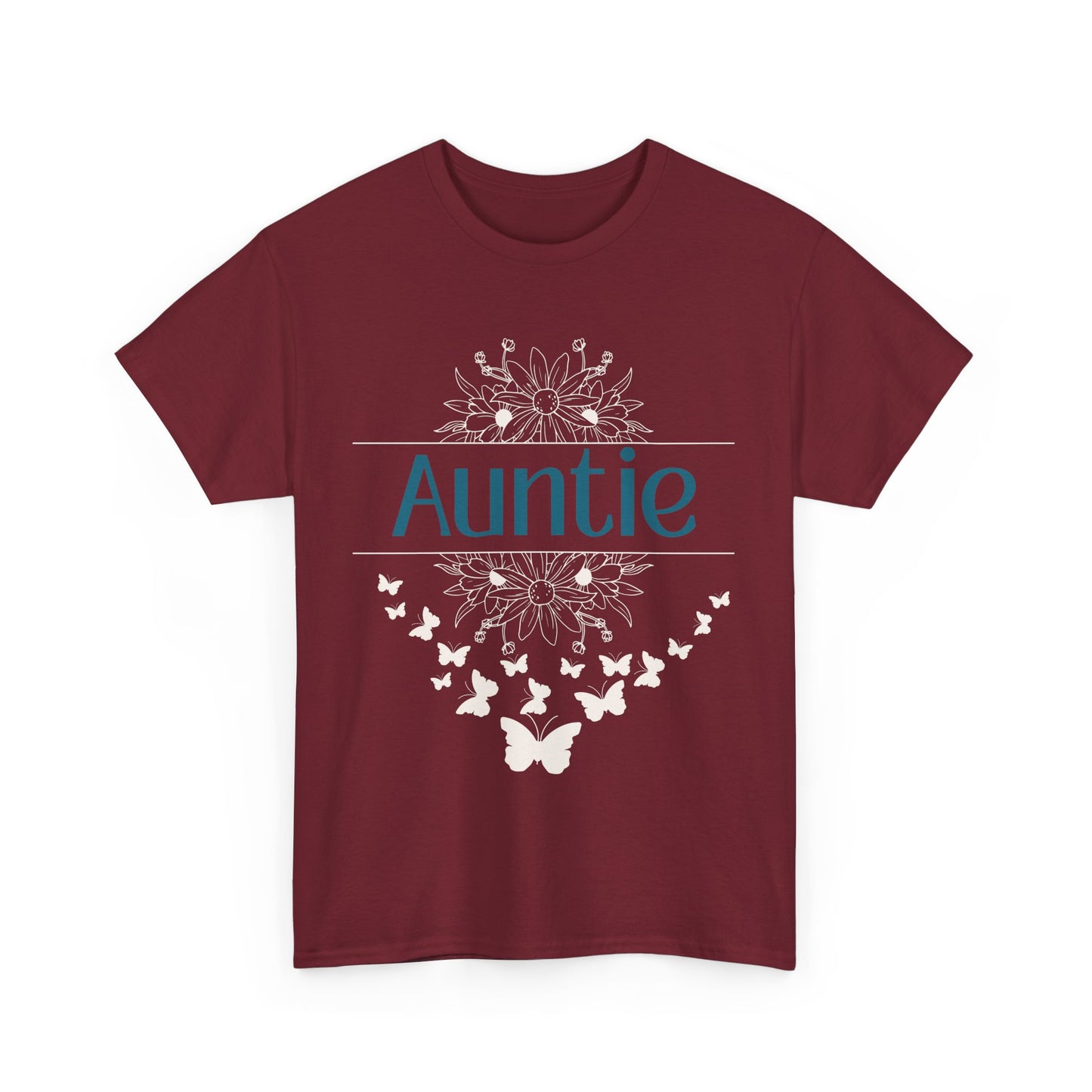 Auntie Floral Unisex T-Shirt, Gift for new Aunt