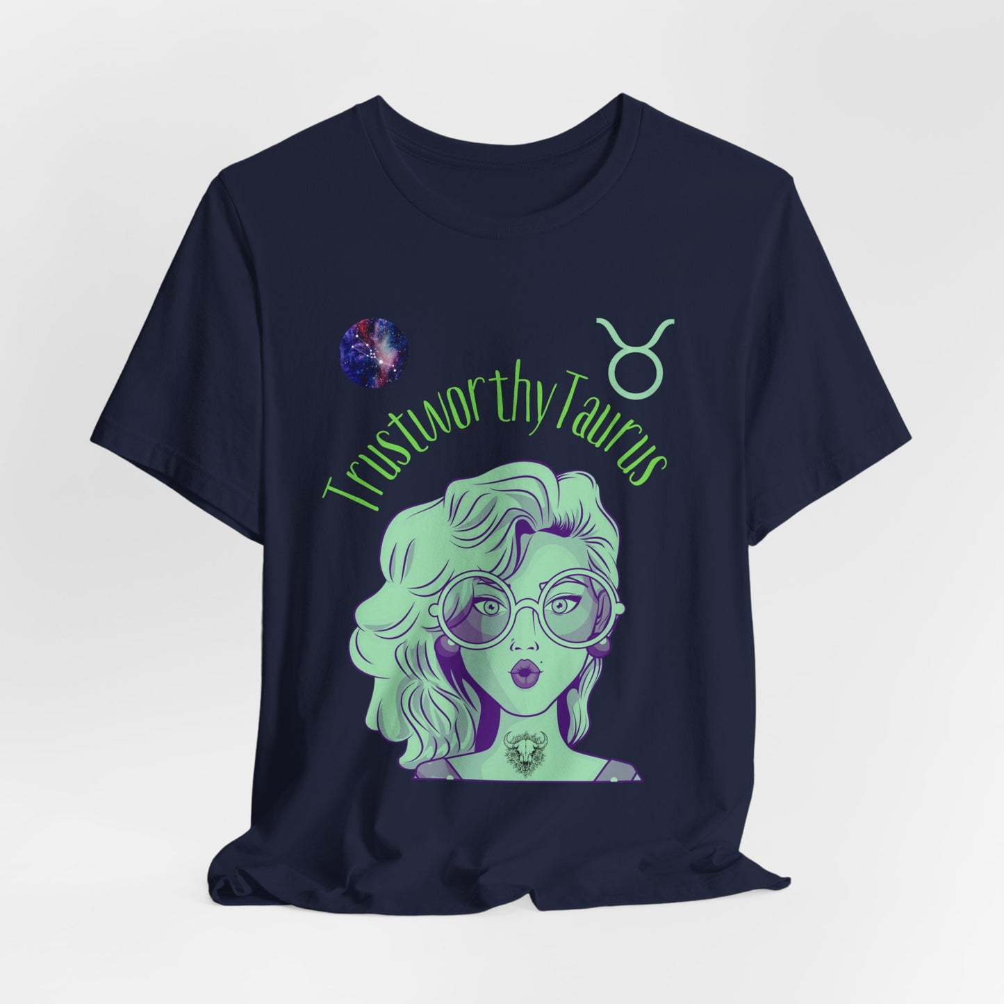 Taurus Astrology Tee: Trust Taurus Vibes, Zodiac Astrology Gift, Birthday Celebration, Horoscope Apparel, Cosmic Style