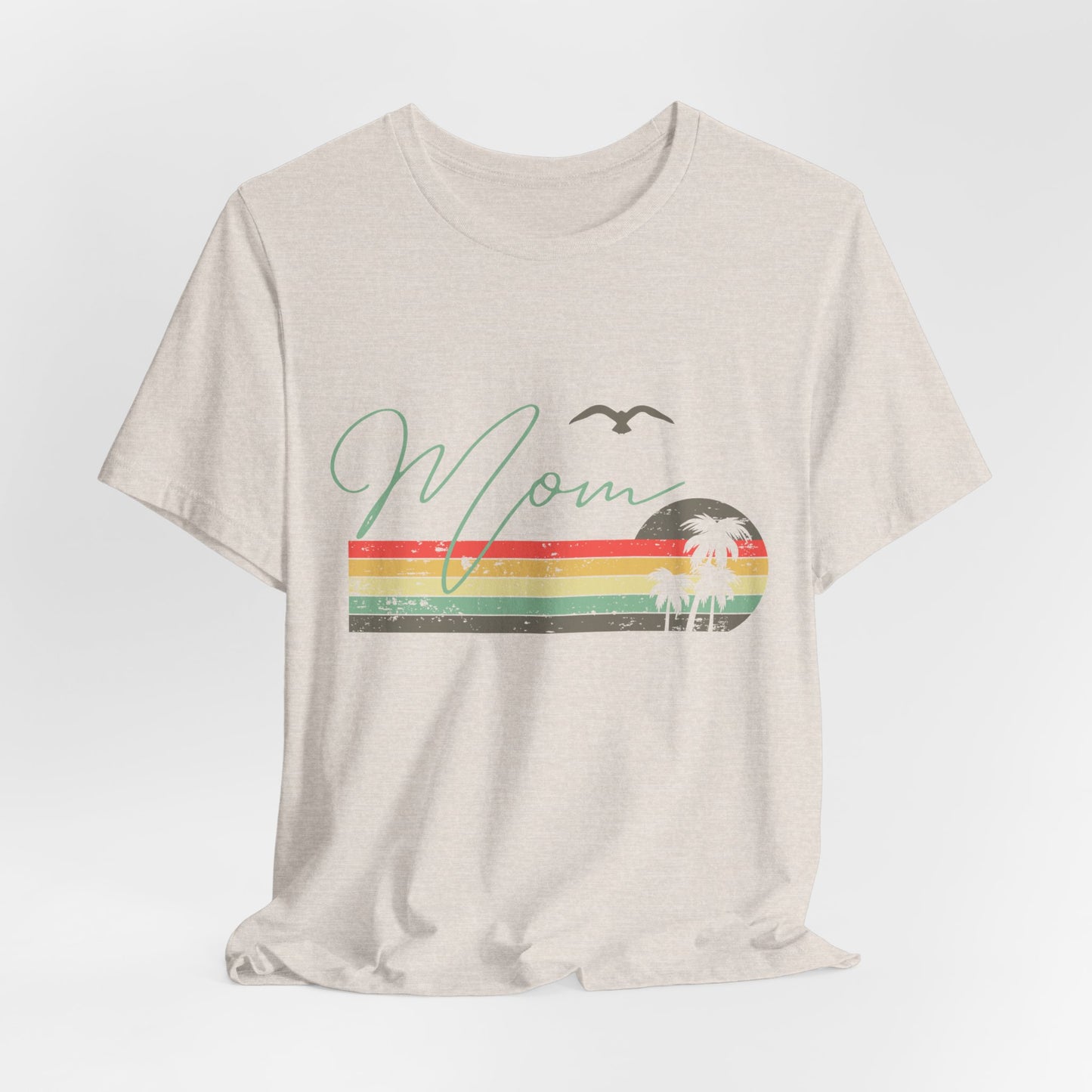 Mom Vibes Unisex Jersey Tee, Gift for Mom, Summer Outfit, Casual Wear, Eco-Friendly Fashion