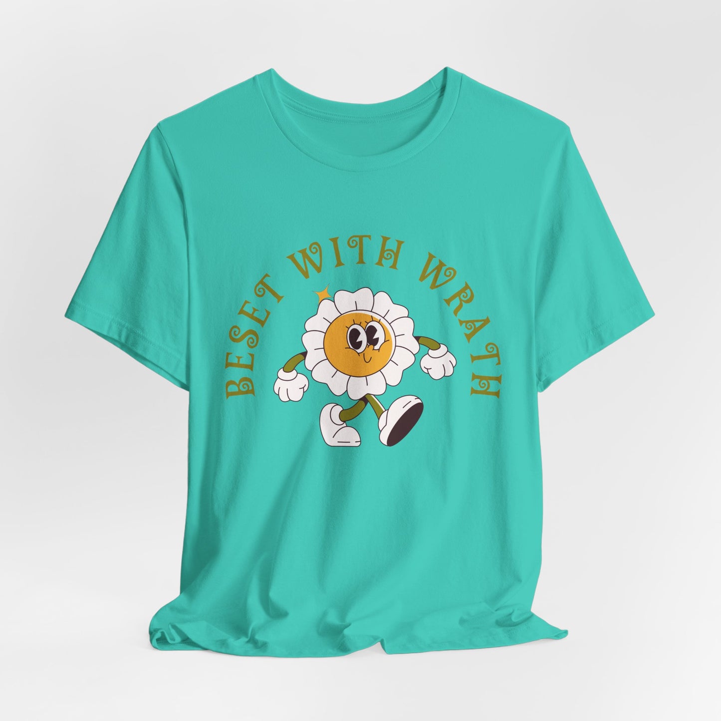Funny Ironic Anger Management Character Graphic T-Shirt
