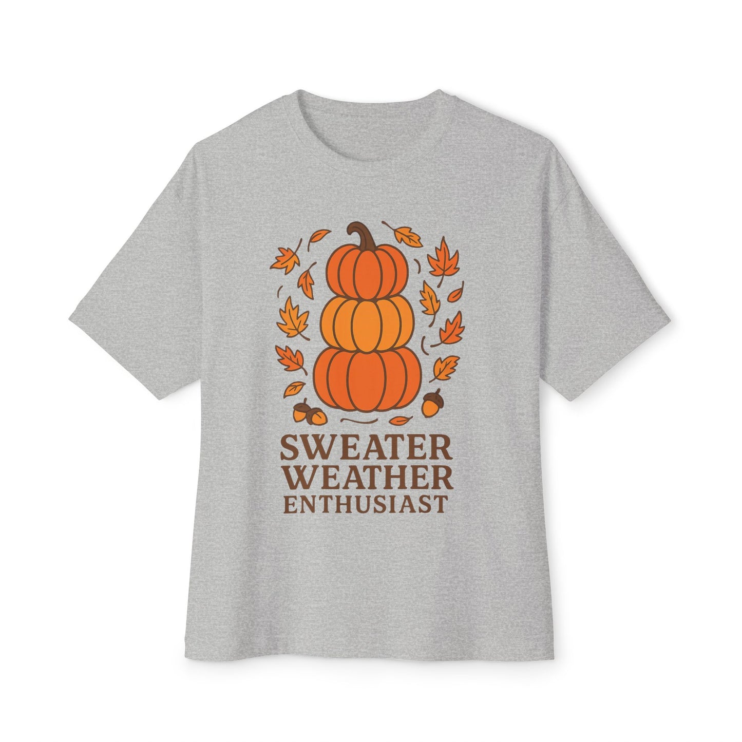 Pumpkin Lover Boxy Tee - Cozy Shirt for Autumn, Halloween Parties, Fall Gatherings, Casual Wear, Gift for Sweater Weather Enthusiasts