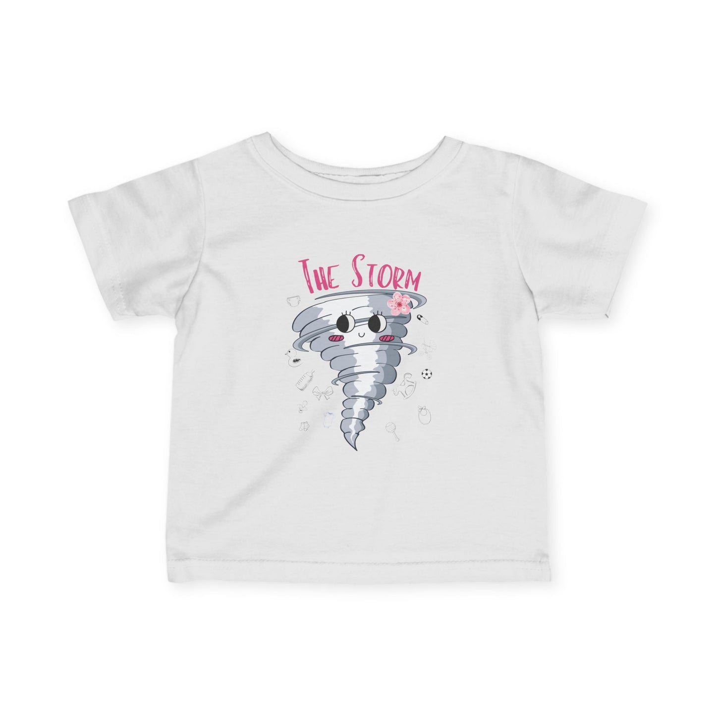 Cute Tornado Infant Tee, Baby Storm Shirt, Kids Weather T-shirt, Funny Matching Toddler Shirt, Baby Shower Gift, Nursery Decor