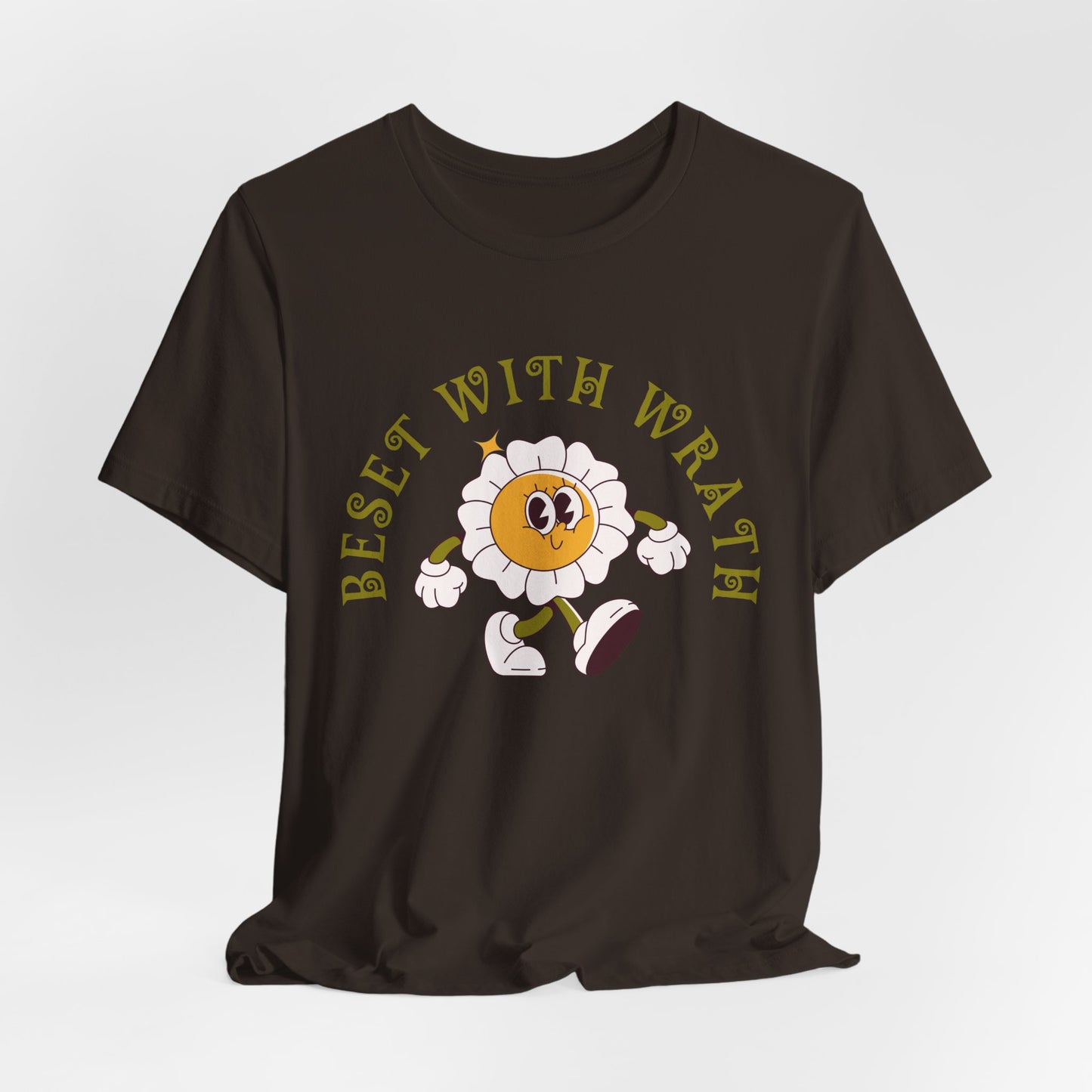 Funny Ironic Anger Management Character Graphic T-Shirt
