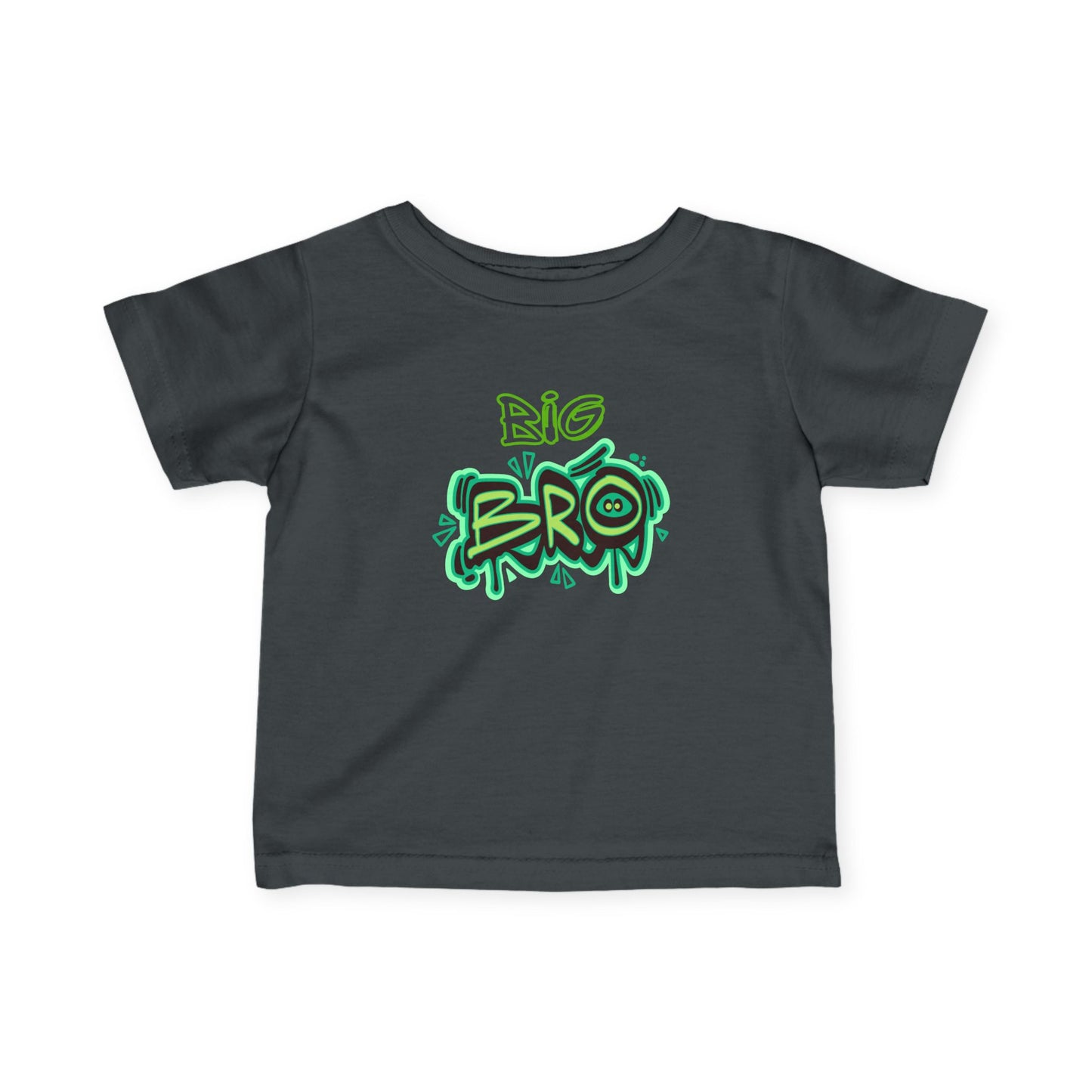 Toddler Tee Big Bro Graffiti Style Infant Fine Jersey Shirt for New big brother