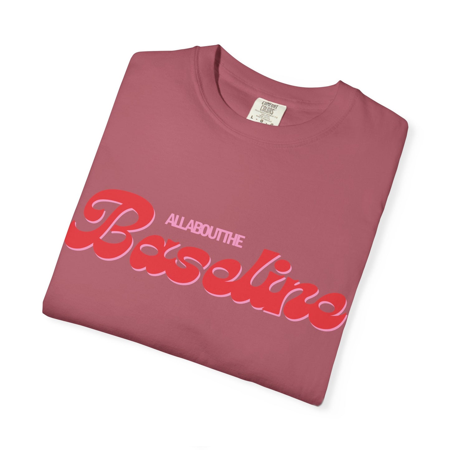 RBT BCBA Comfort Colors T-Shirt with 'All About the Baseline' Design - Casual Wear, Gift for ABA Therapist
