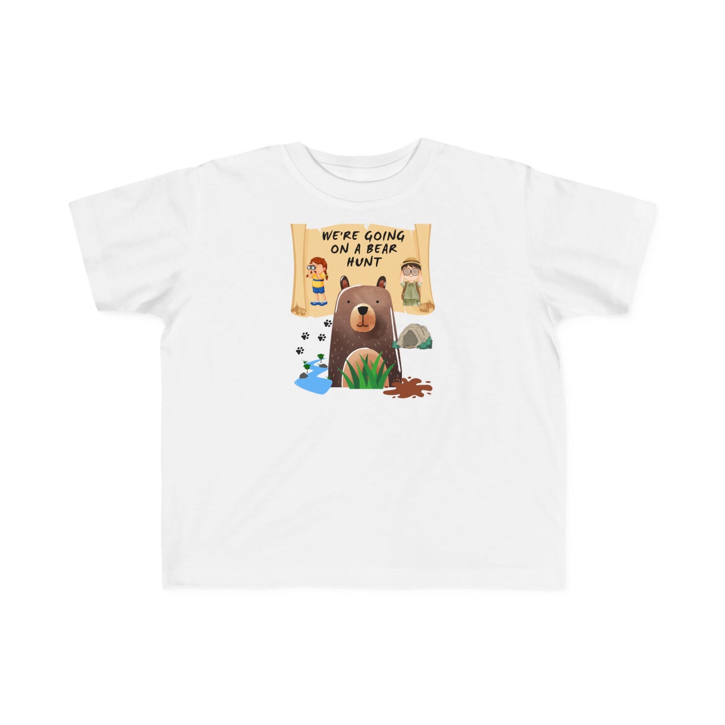 Toddler Bear Hunt Tee - Cute Exploration Shirt for Kids, Storytime and Outdoor Adventures