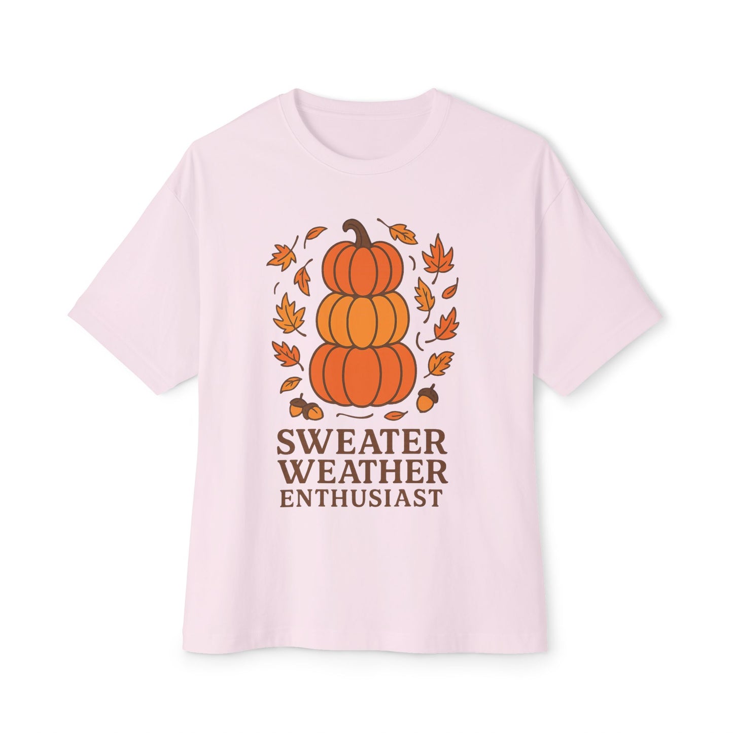 Pumpkin Lover Boxy Tee - Cozy Shirt for Autumn, Halloween Parties, Fall Gatherings, Casual Wear, Gift for Sweater Weather Enthusiasts