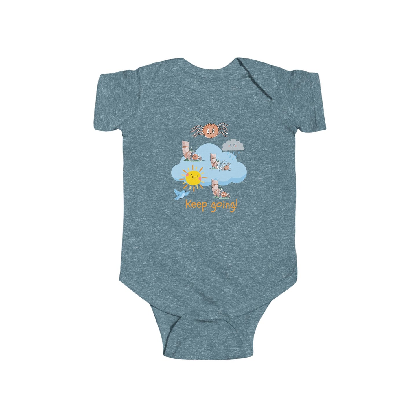 Infant Bodysuit, Baby Shower Gift, Cute Newborn Outfit, Itsy Bitsy Spider Design, Adorable Baby Clothes, Milestone Celebration