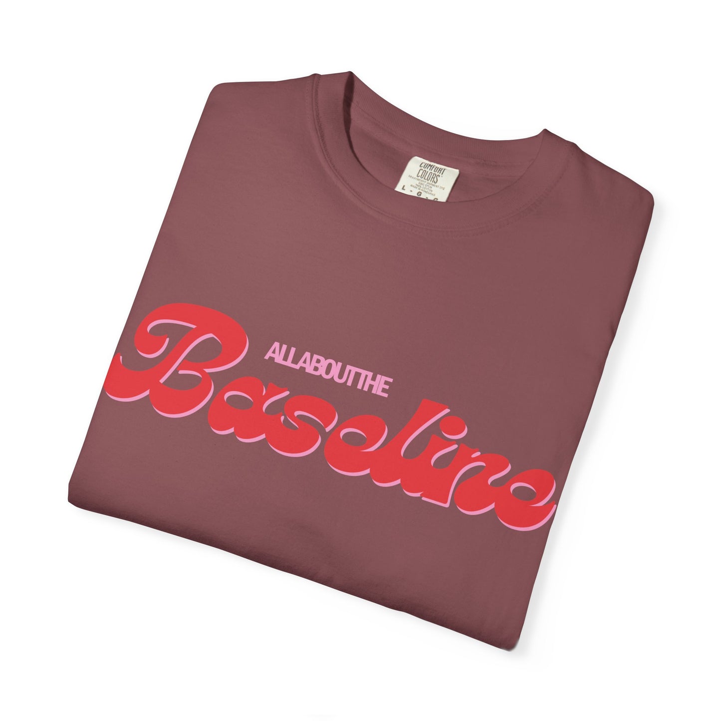 RBT BCBA Comfort Colors T-Shirt with 'All About the Baseline' Design - Casual Wear, Gift for ABA Therapist