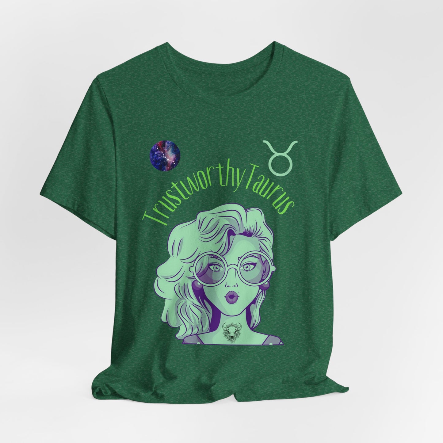 Taurus Astrology Tee: Trust Taurus Vibes, Zodiac Astrology Gift, Birthday Celebration, Horoscope Apparel, Cosmic Style