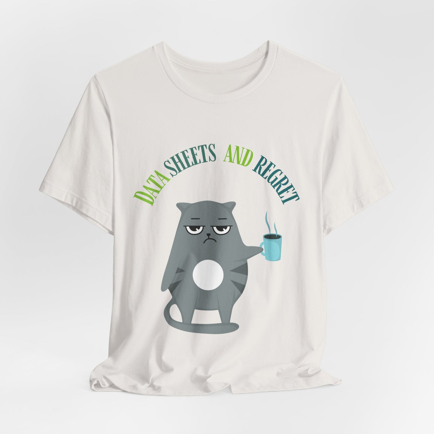 Funny RBT, BCBA T-shirt-Data Sheets and Regrets – Grumpy Cat RBT ABA Tee