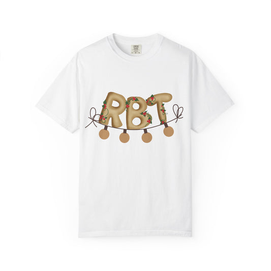 RBT Christmas Shirt, Gingerbread-Themed T-Shirt, Holiday ABA Tee, BCBA Shirt, Gift for Therapist
