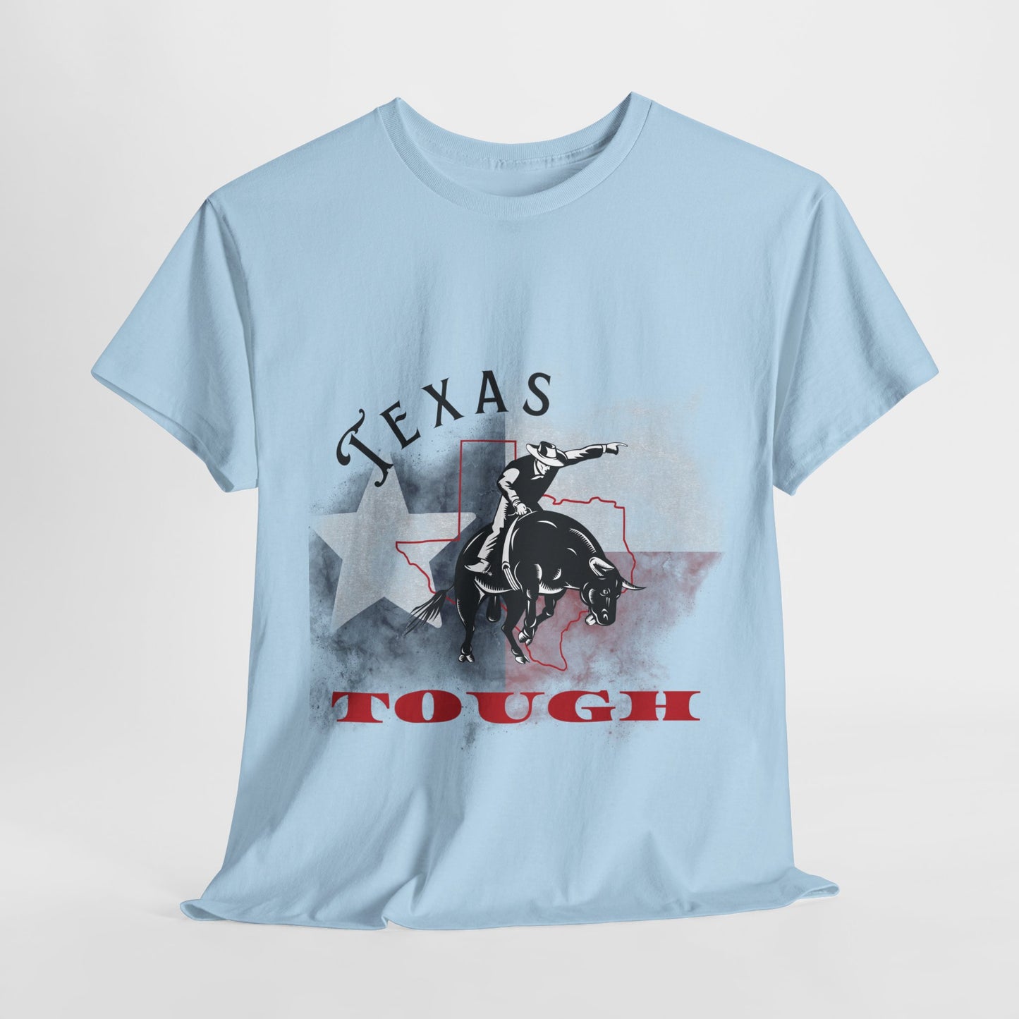 Texas Tough T Shirt, Rodeo Shirt, Western Bull Rider Tee, Cowboy Gift, Country Music, Texas Pride T-Shirt