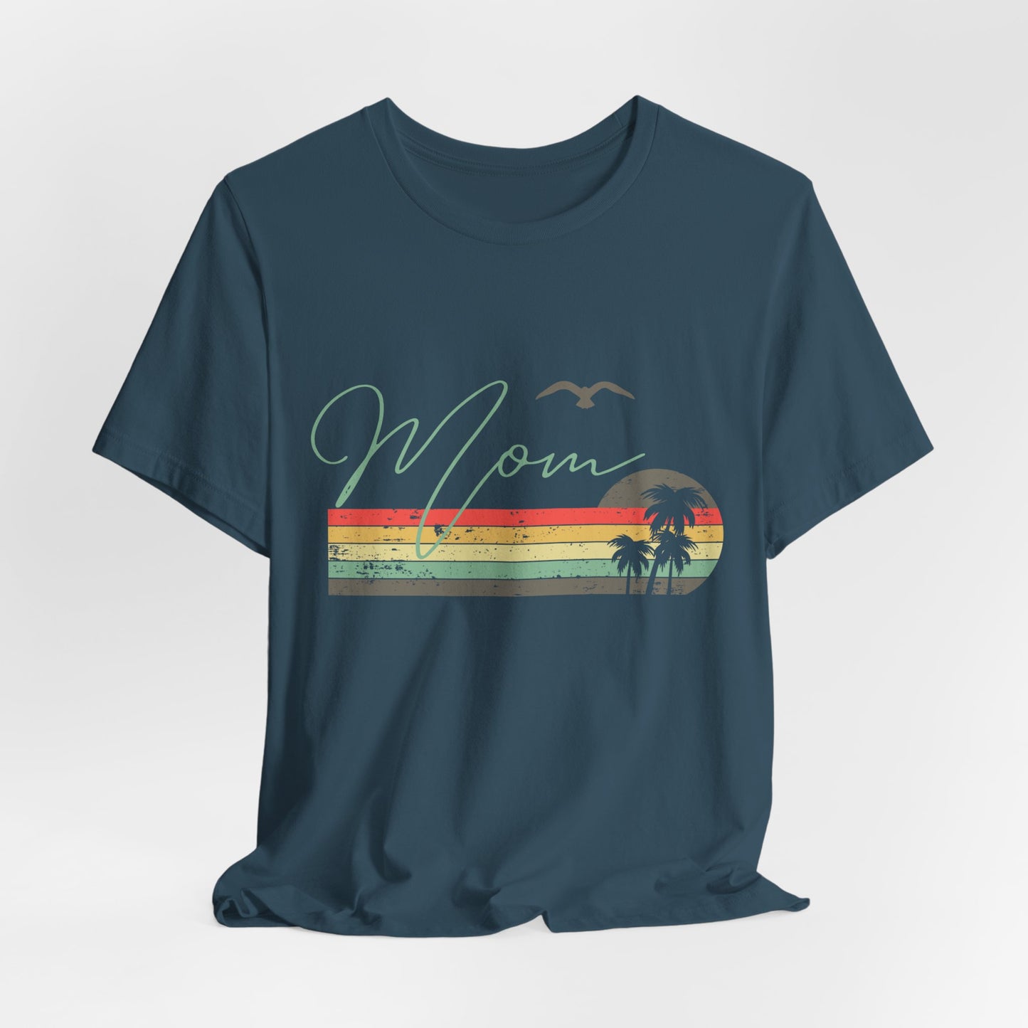 Mom Vibes Unisex Jersey Tee, Gift for Mom, Summer Outfit, Casual Wear, Eco-Friendly Fashion