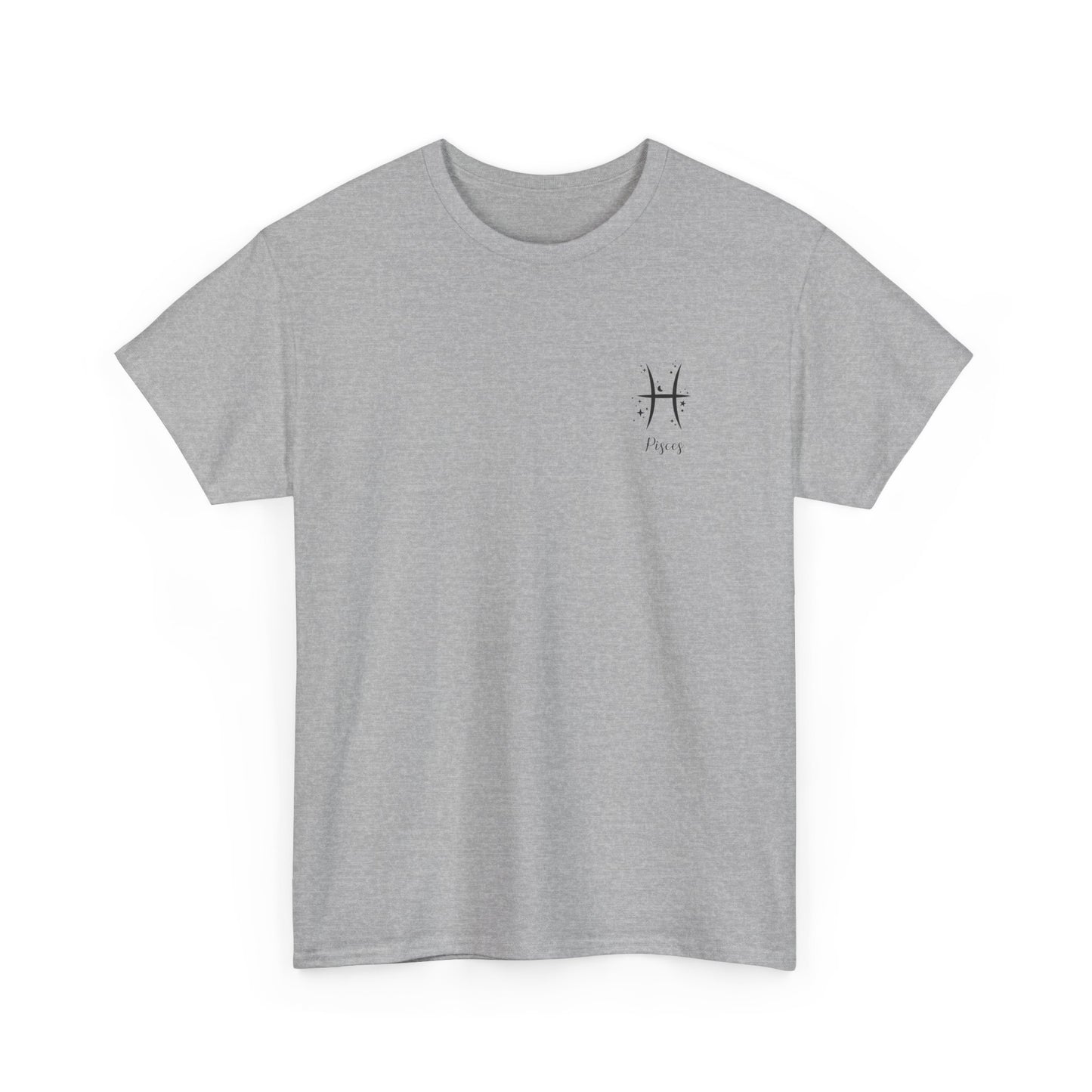 Pisces Zodiac Graphic Tee, Astrology Gift, Horoscope Shirt, Unique Birthday Gift, Unisex Heavy Cotton Tee