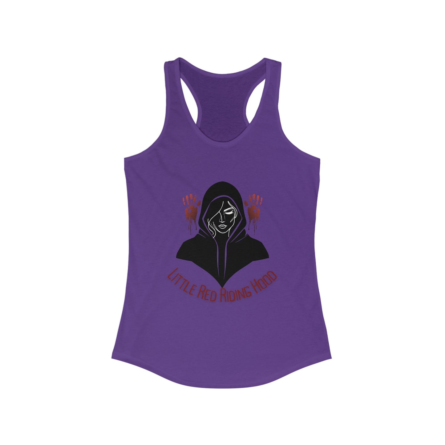 Little Red Riding Hood Graphic Tank for Women, Horror Tank Top, Halloween Outfit, Casual Summer Wear, Unique Gift Idea