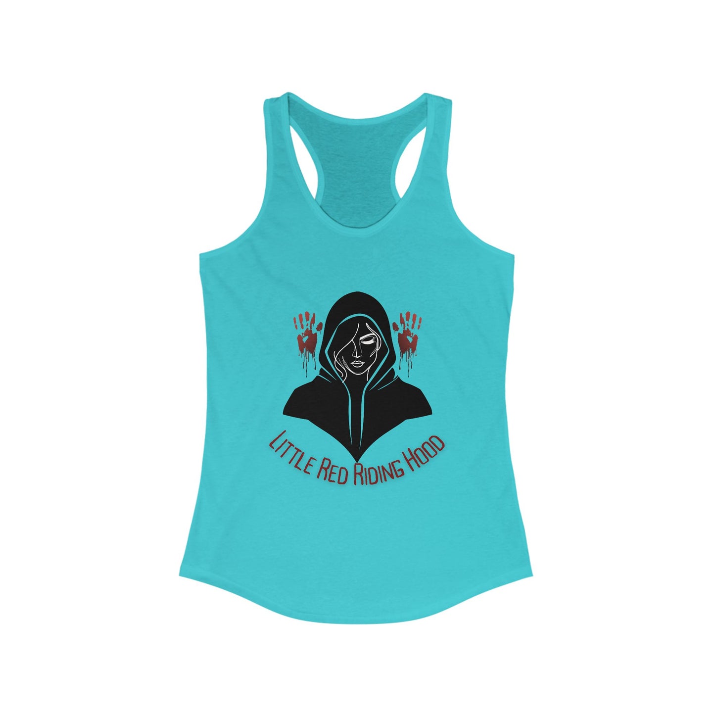 Little Red Riding Hood Graphic Tank for Women, Horror Tank Top, Halloween Outfit, Casual Summer Wear, Unique Gift Idea