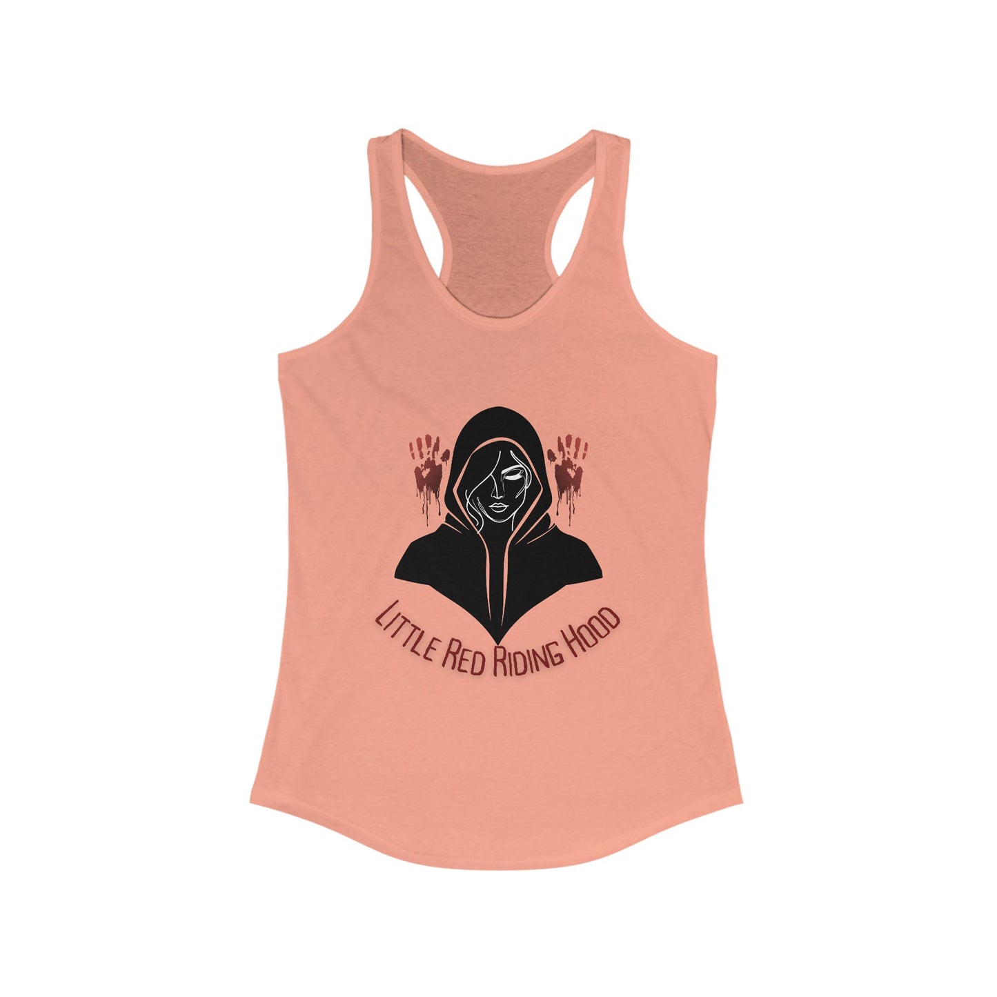 Little Red Riding Hood Graphic Tank for Women, Horror Tank Top, Halloween Outfit, Casual Summer Wear, Unique Gift Idea