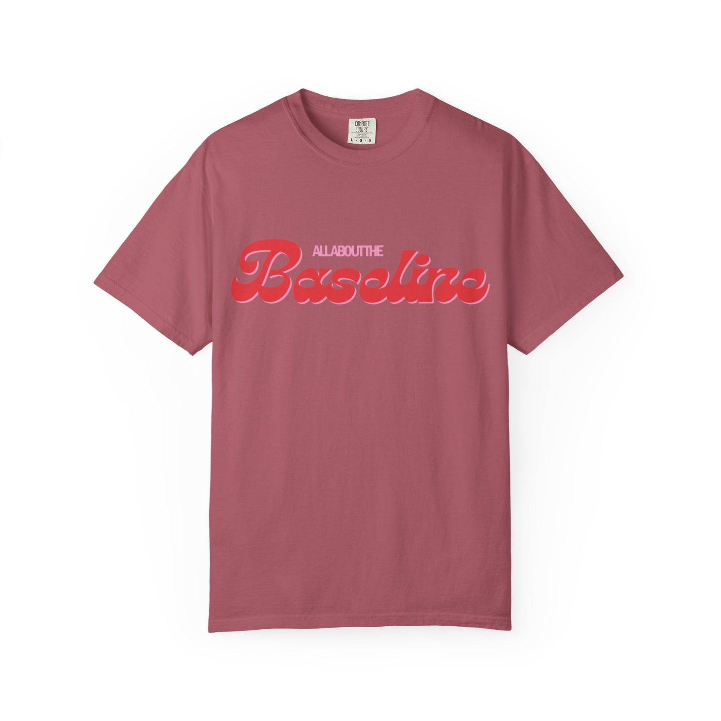 RBT BCBA Comfort Colors T-Shirt with 'All About the Baseline' Design - Casual Wear, Gift for ABA Therapist