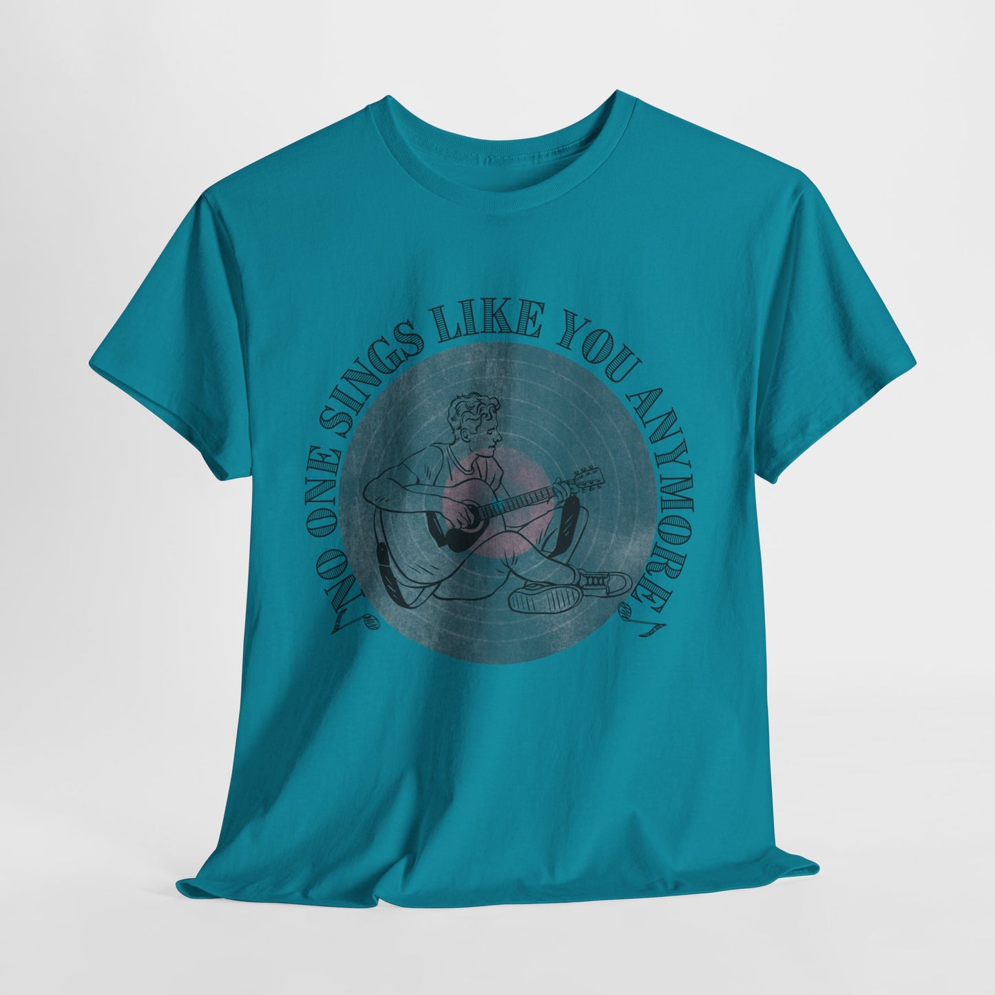 Retro Music Vibe Tee, No One Sings Like You Anymore: Unisex Garment-Dyed Heavyweight Music Lover T-Shirt