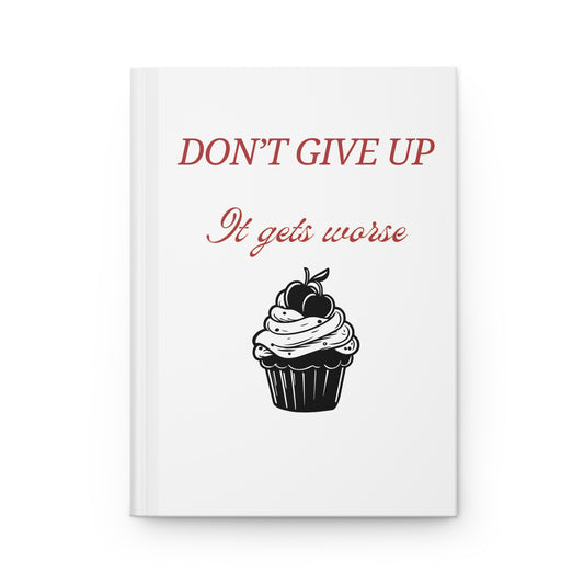 Motivational Journal for Dreamers, Reusable Cupcake Chaos Notebook, Self-Improvement Journal, Inspirational Gift Idea, Fun Writing Diary