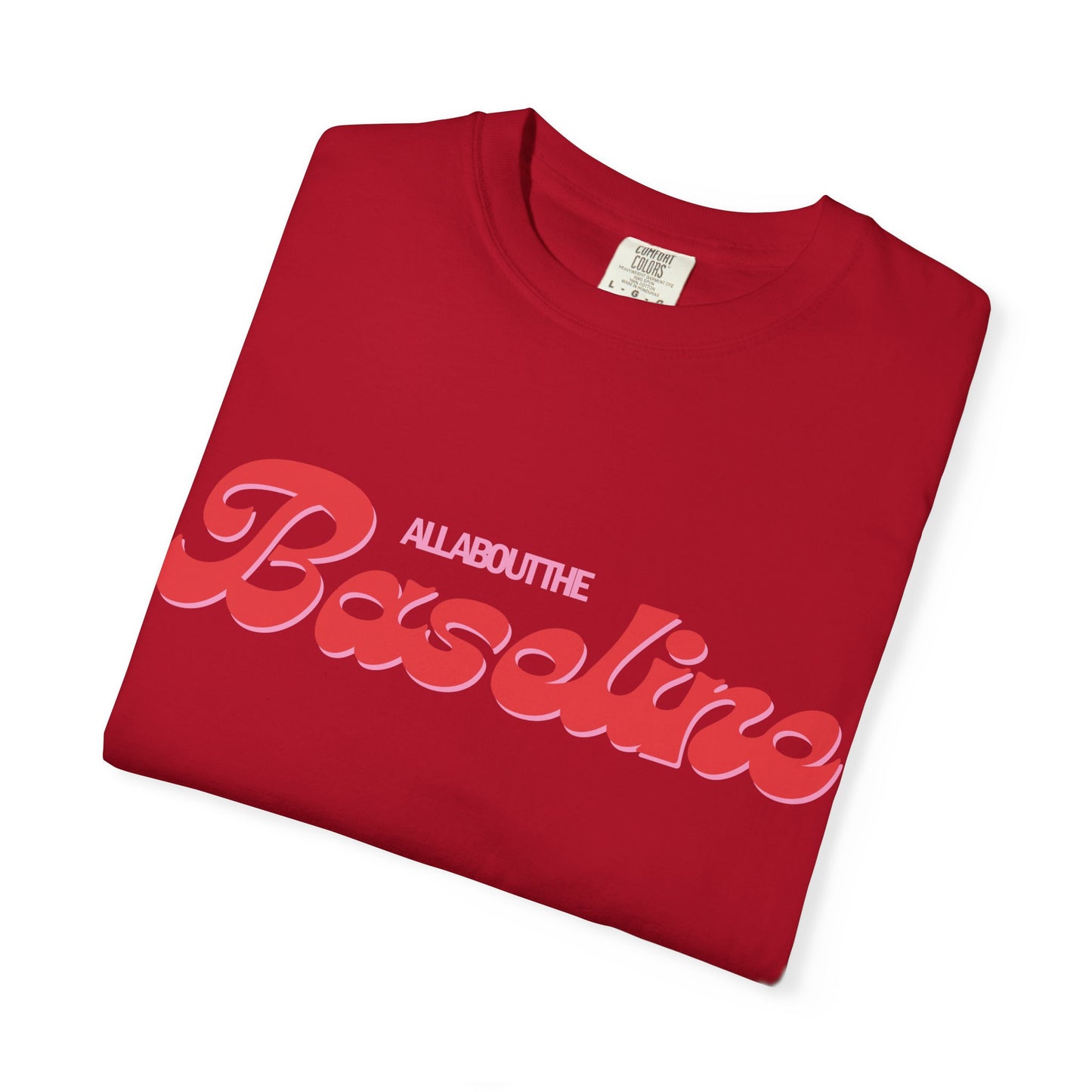 RBT BCBA Comfort Colors T-Shirt with 'All About the Baseline' Design - Casual Wear, Gift for ABA Therapist