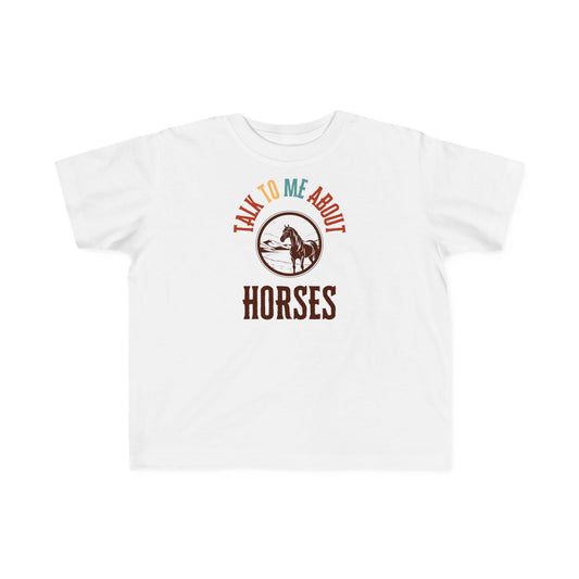 Toddler Horse Lover Tee, Kids T-Shirt, Horse Themed Gift, Equine Baby Apparel