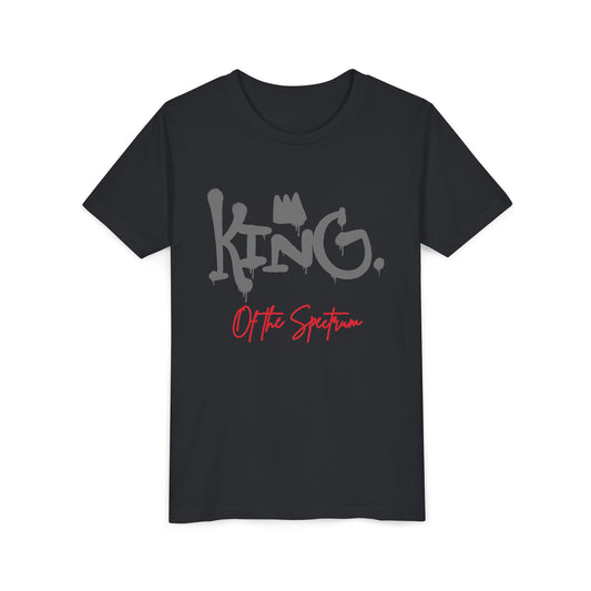 Autism Pride Youth T-Shirt: King of the Spectrum Tee for Empowered Boys