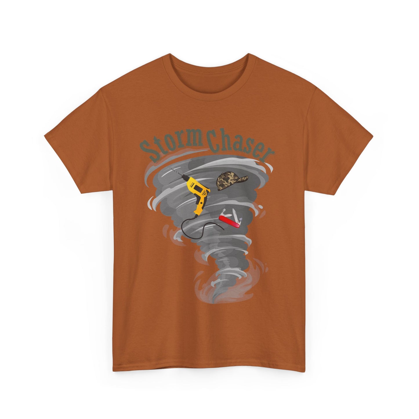 New Dad Storm Chaser Tee, Perfect for Baby showers, Unisex Heavy Cotton Shirt for New Dad, Tornado Lovers Gift, Casual Wear, Outdoor Adventures