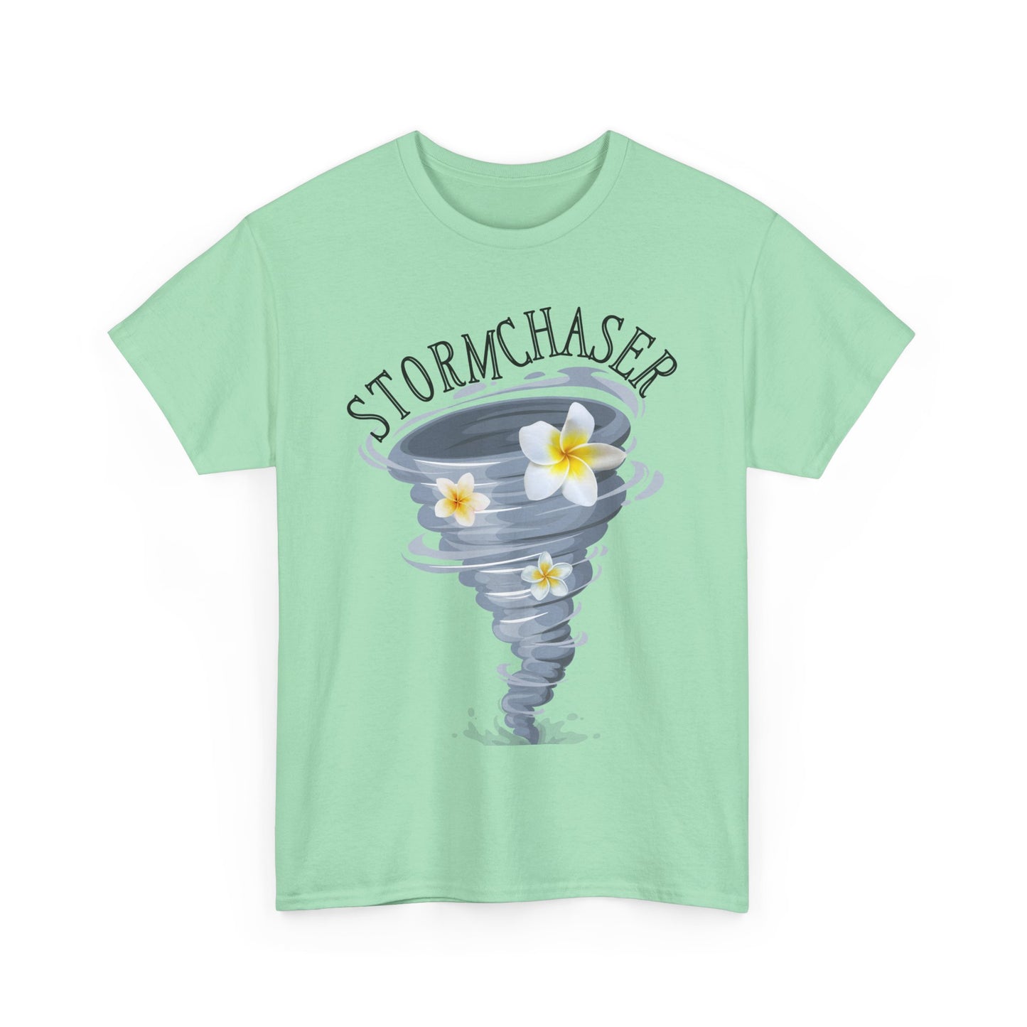 New Mom Storm Chaser Tee - Unisex Heavy Cotton T-Shirt for Expecting Mom, Gift for Baby Shower, One of set of three, Nature Lover Apparel, [...]