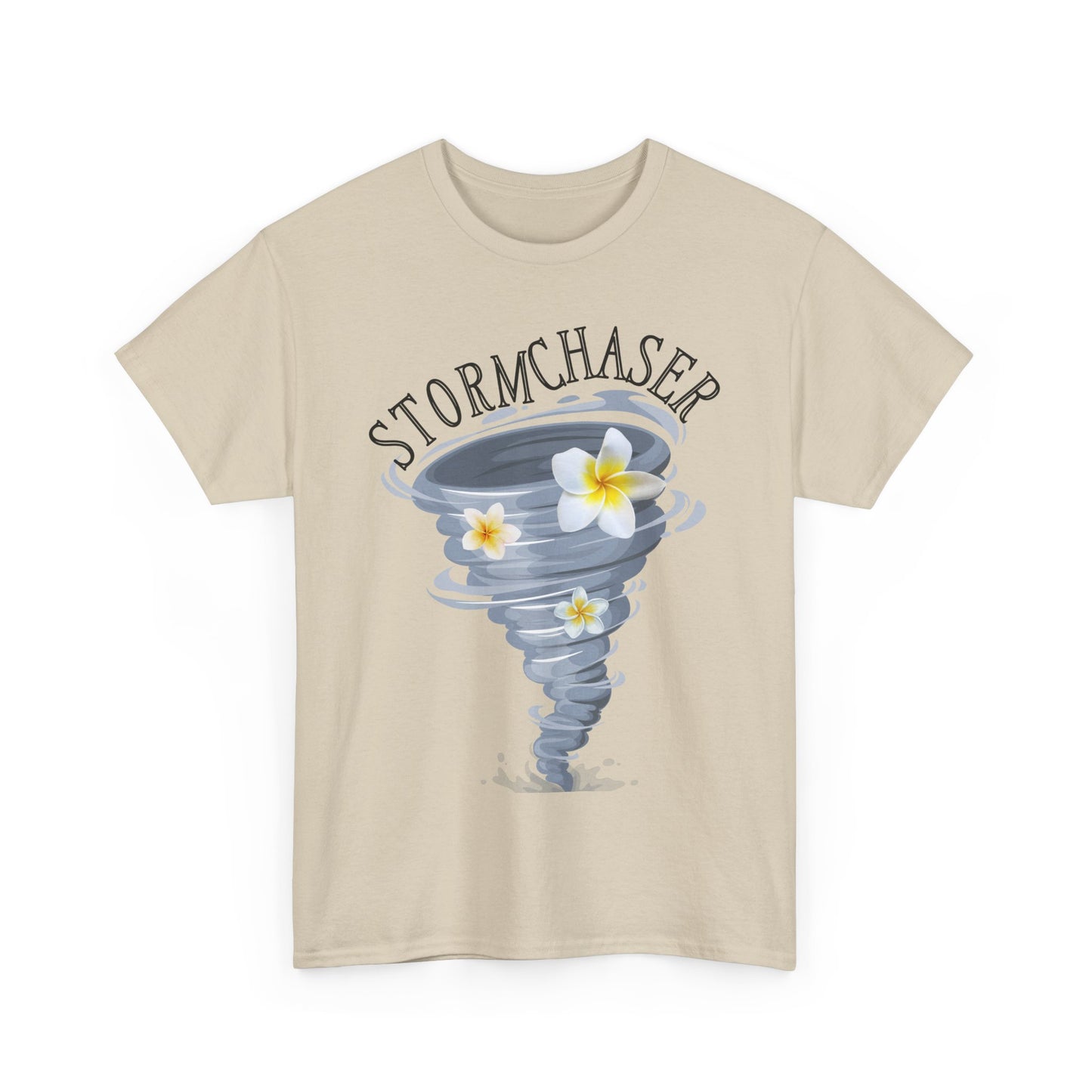 New Mom Storm Chaser Tee - Unisex Heavy Cotton T-Shirt for Expecting Mom, Gift for Baby Shower, One of set of three, Nature Lover Apparel, [...]