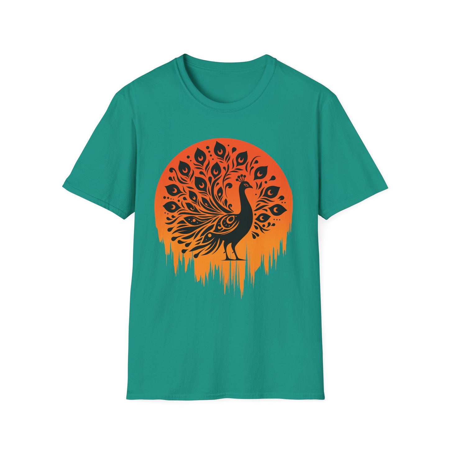 Bohemian Peacock T-Shirt, Gift for Her, Festival Nature Lovers