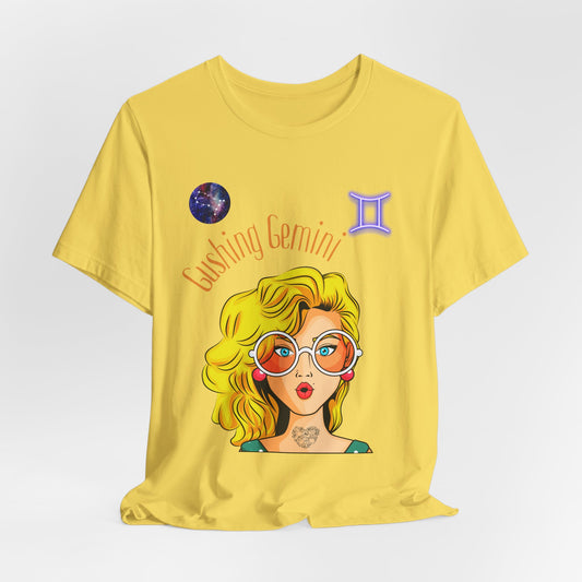 Gemini Astrology Tee, Zodiac Shirt, Horoscope Top, Birthday, Astrology Lovers T-Shirt, Casual Summer Wear